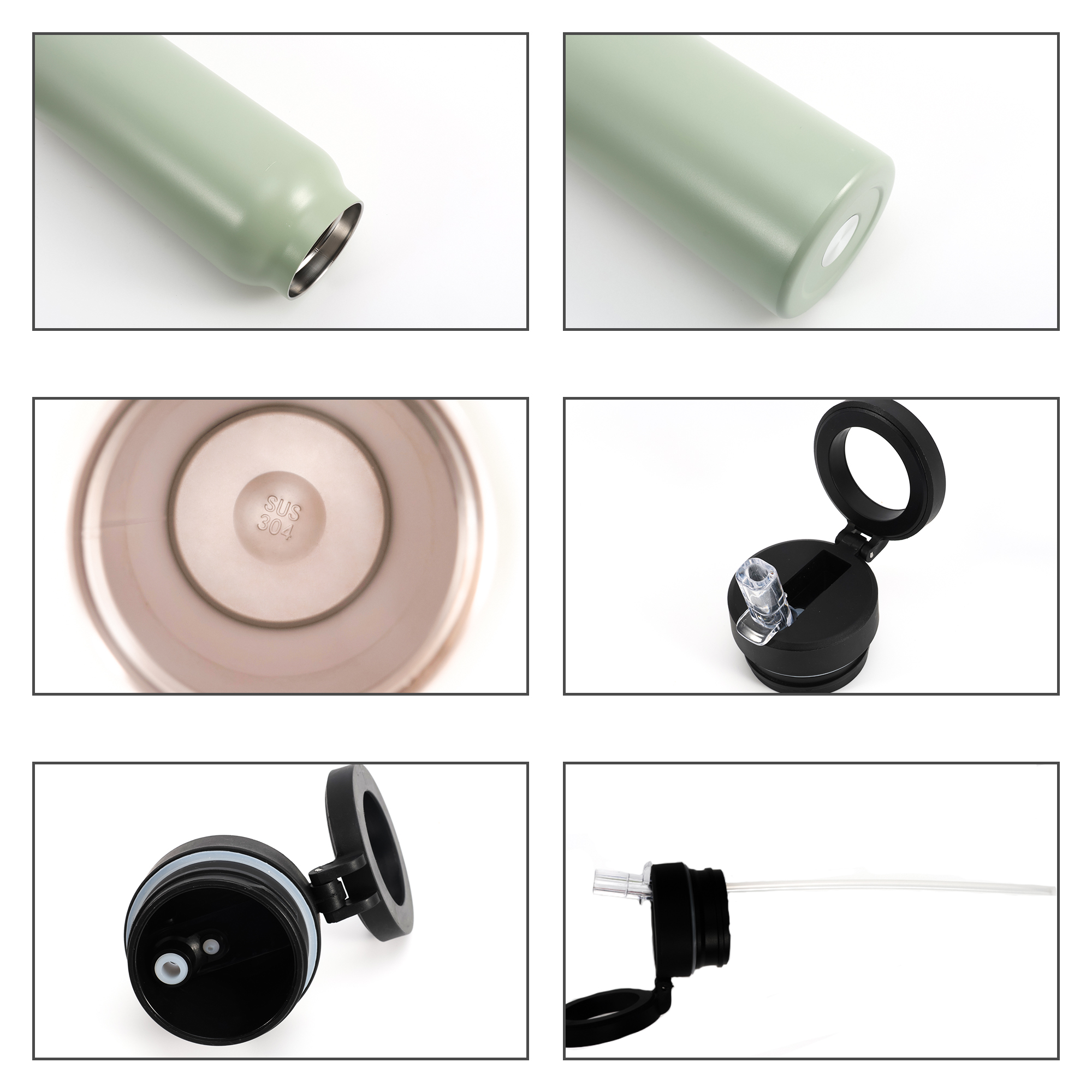 700ML Stainless Steel Vacuum Thermal Bottle with Magnetic Phone Holder - Image 16