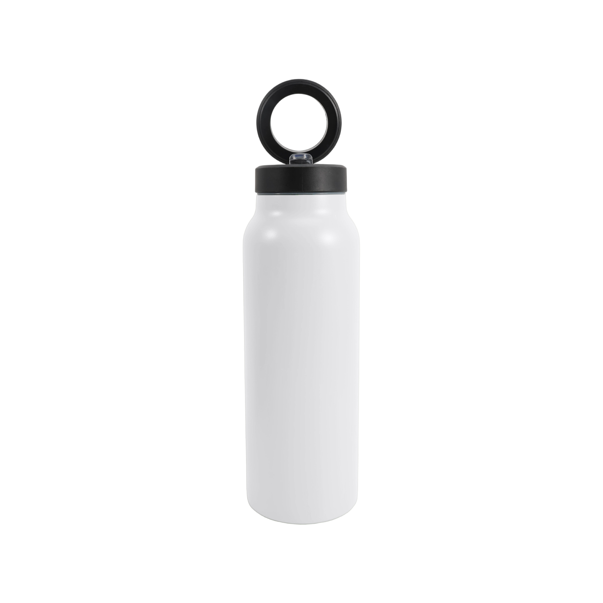 700ML Stainless Steel Vacuum Thermal Bottle with Magnetic Phone Holder - Image 9