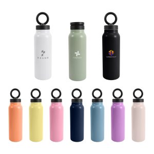 700ML Stainless Steel Vacuum Thermal Bottle with Magnetic Phone Holder