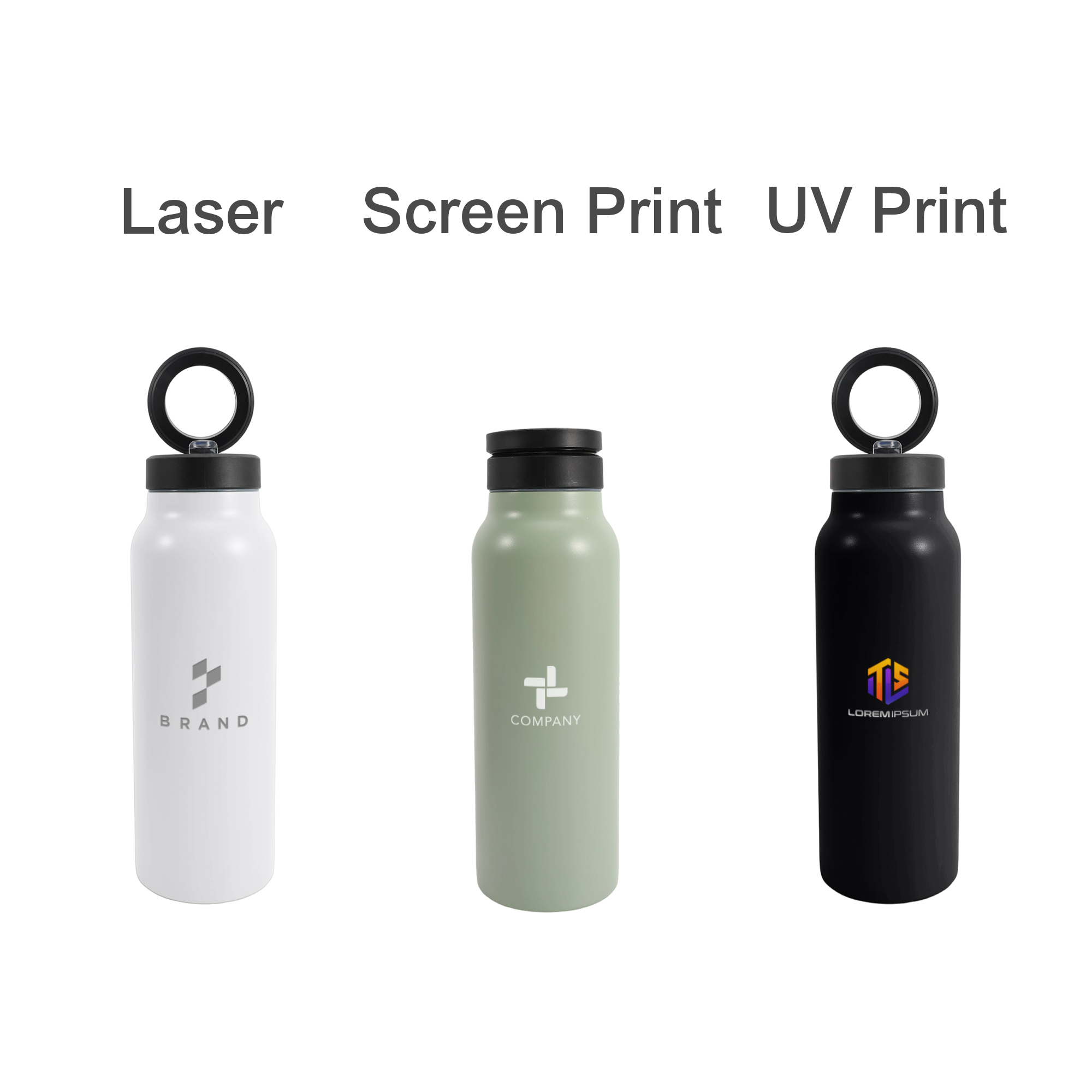 700ML Stainless Steel Vacuum Thermal Bottle with Magnetic Phone Holder - Image 13
