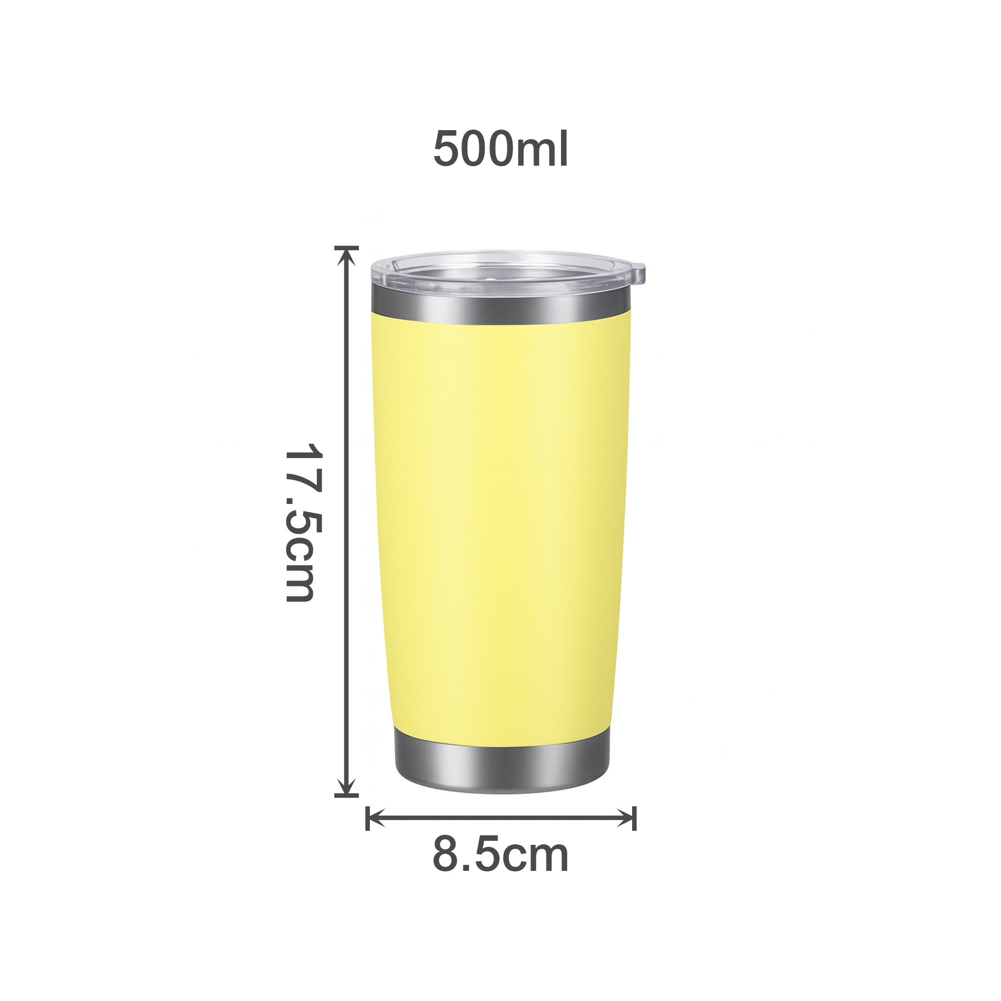 500ML Stainless Steel Double Wall Cup - Image 18