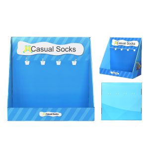 Corrugated Cardboard Counter Hooks Display