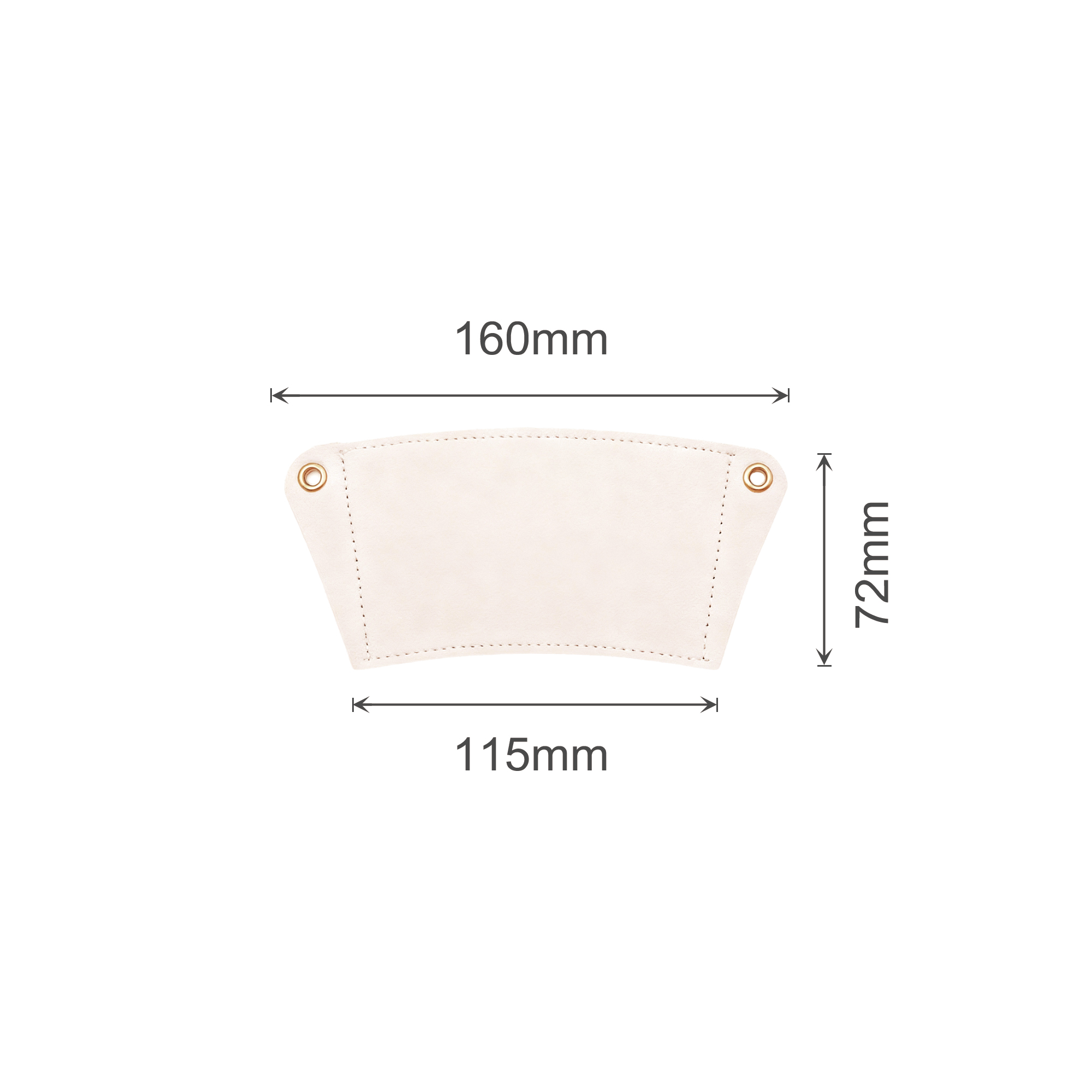 Leather Water Bottle Holder With Acrylic Strap - Image 10