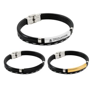 Personalized Leather Bracelet