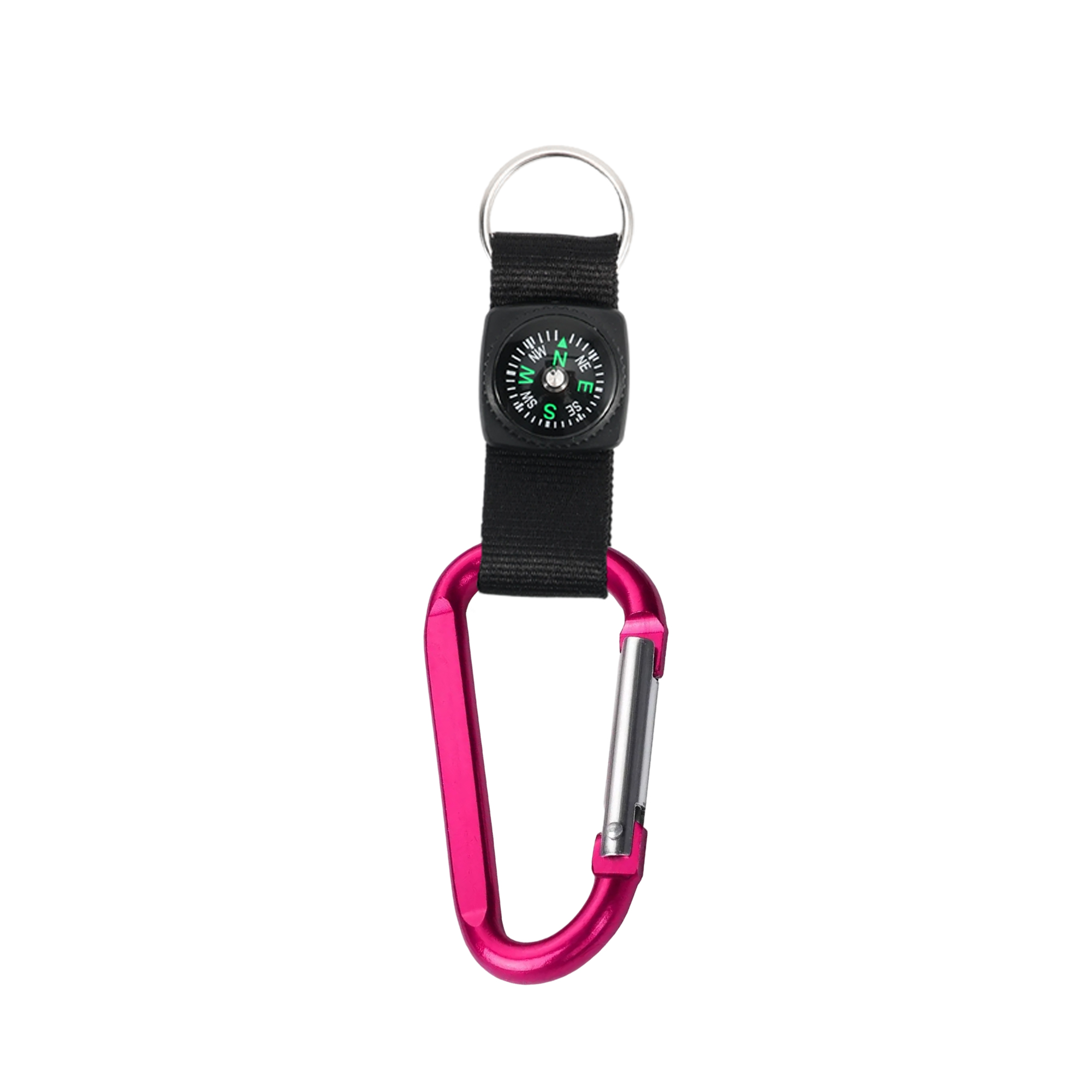 Carabiner with Compass Keychain - Image 2
