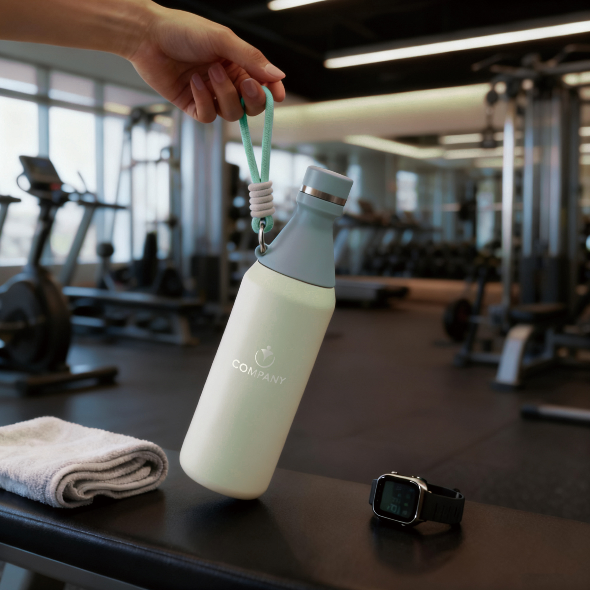 500ML Stainless Steel 2 in 1 Double Wall Slim Bottle - Image 12