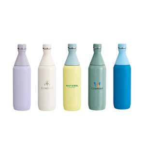 600ML Stainless Steel 2 in 1 Double Wall Slim Bottle