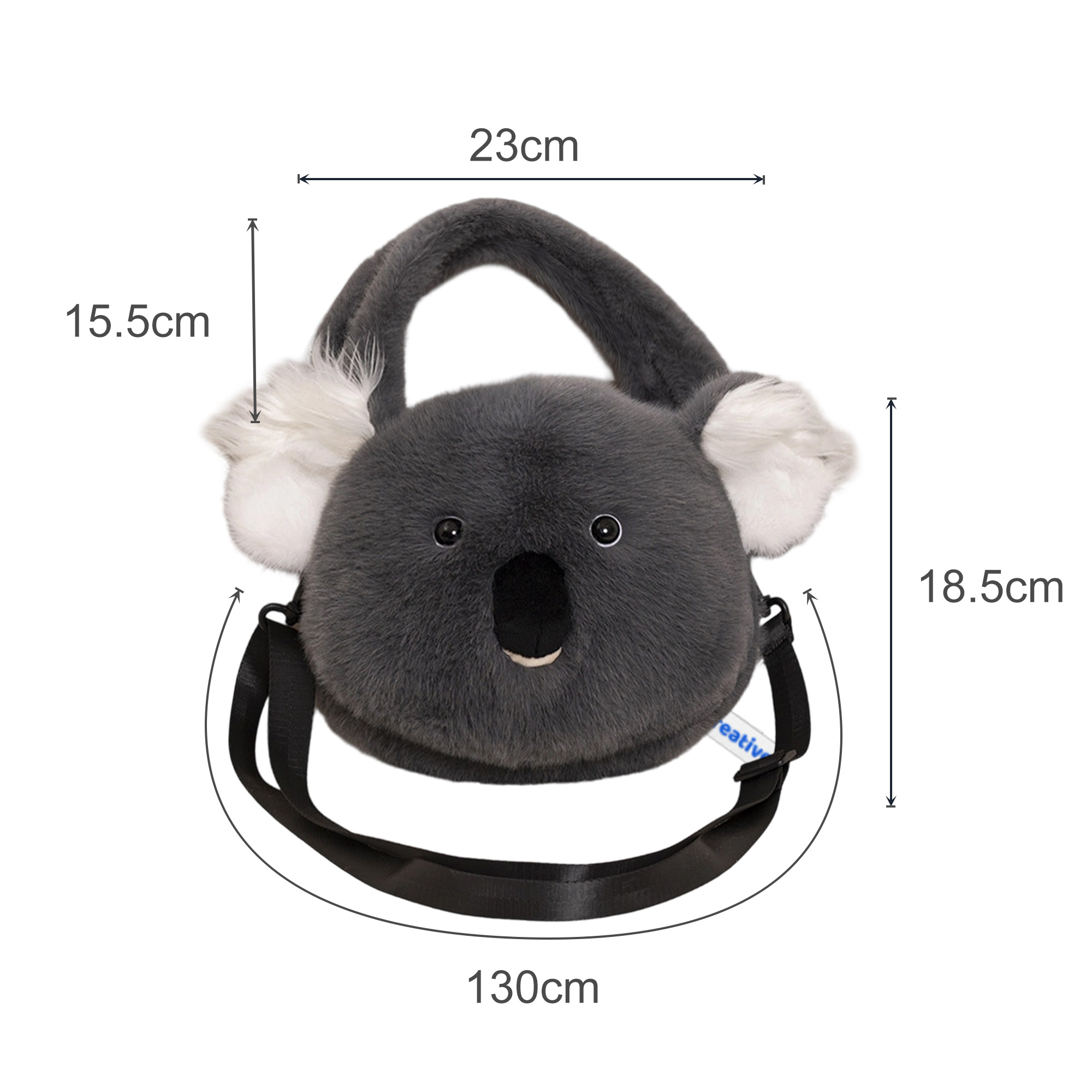 Custom Animal Plush Handbag - Image 9
