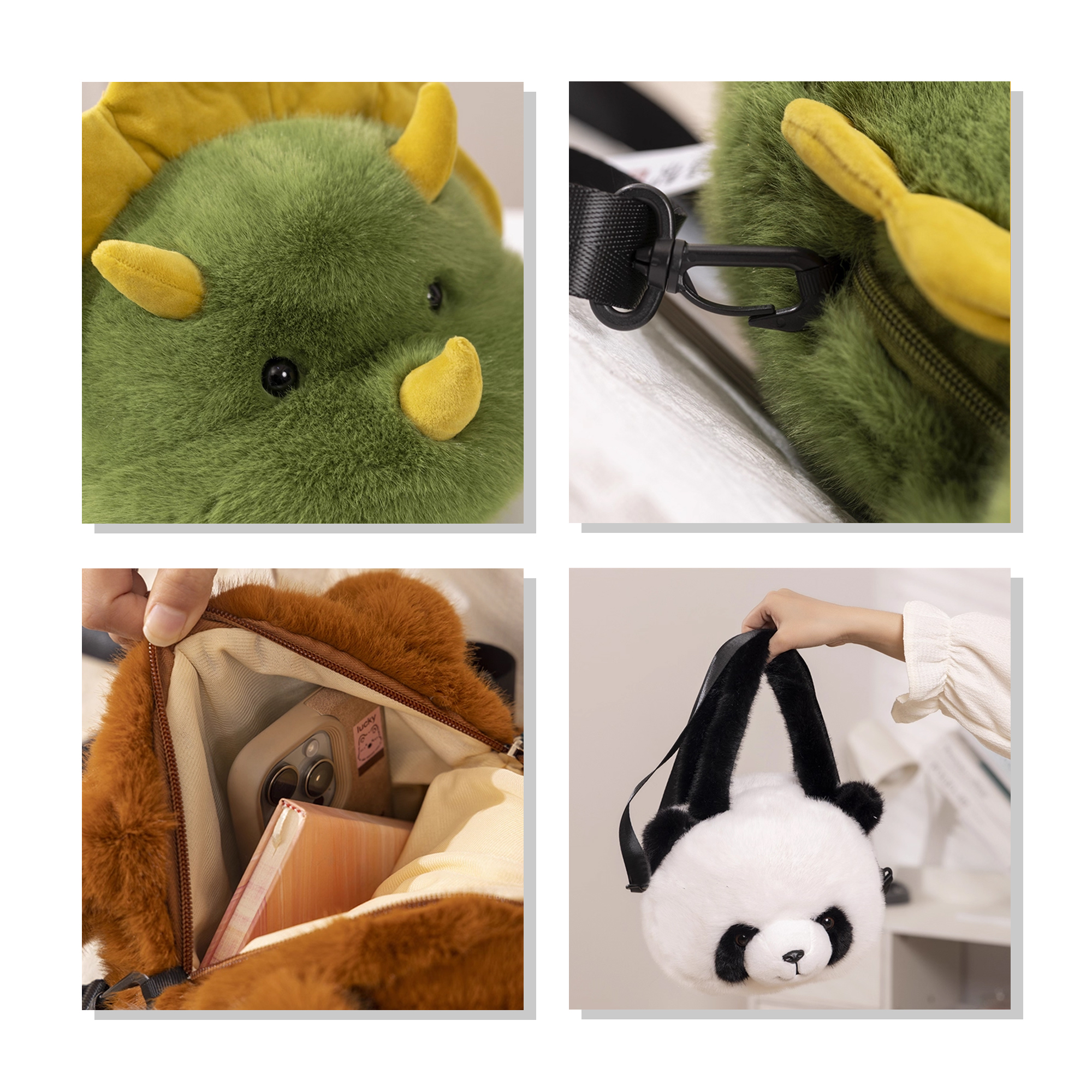 Custom Animal Plush Handbag - Image 11