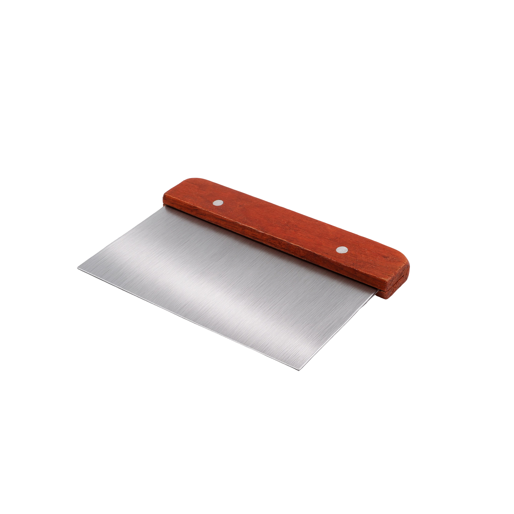 Stainless Steel Dough Scraper with Wood Handle - Image 2