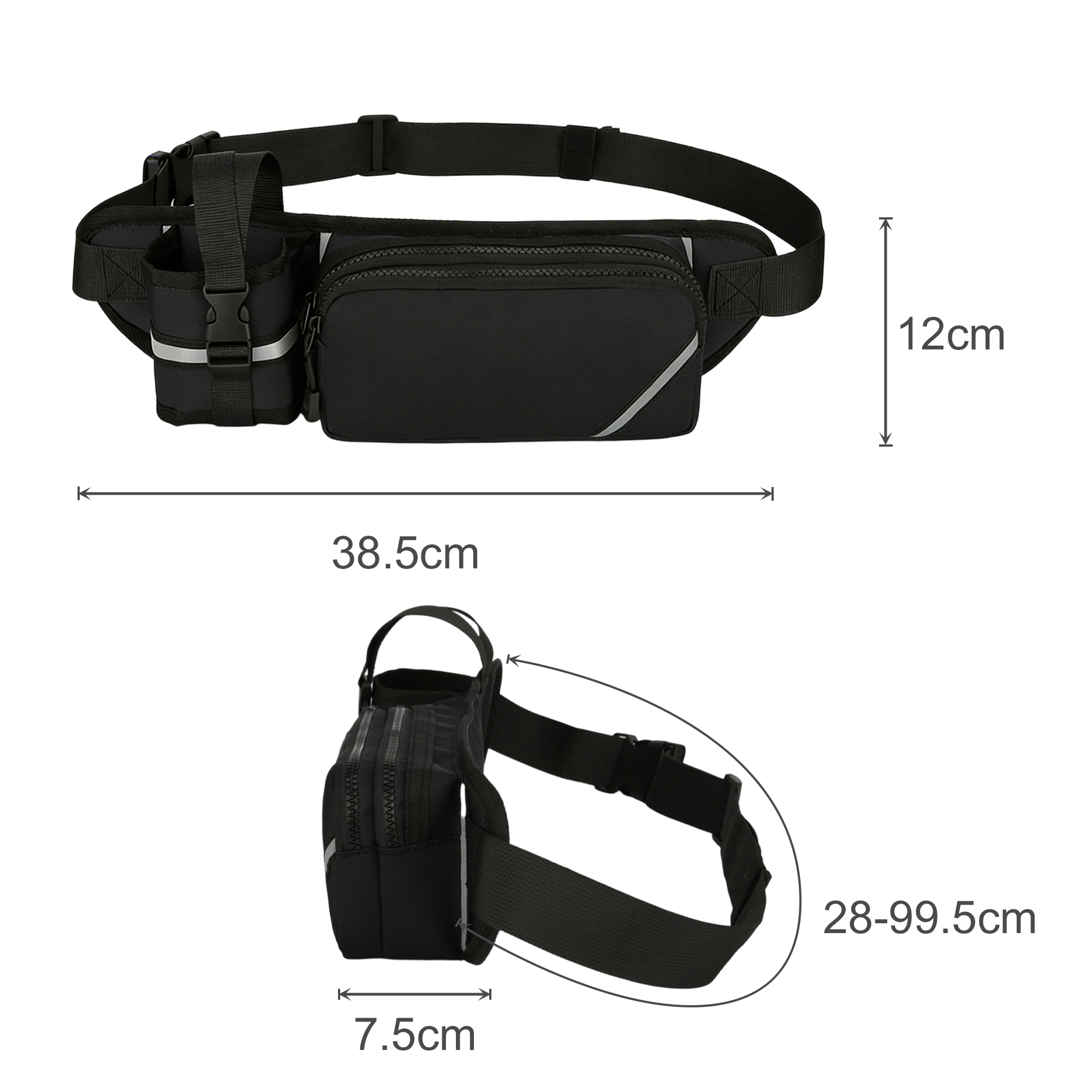 Waist Bag With Bottle Holder - Image 7