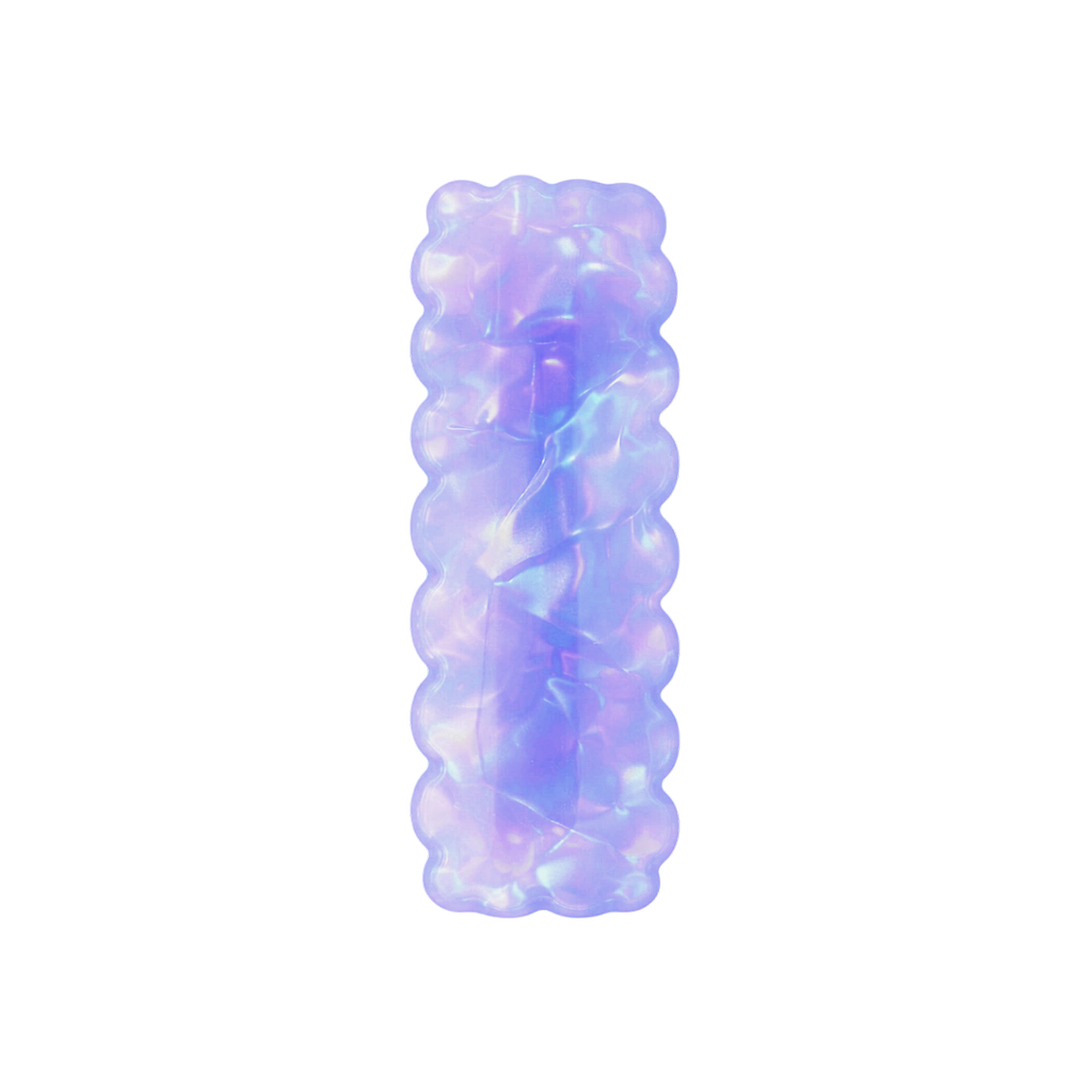 Wavy Rectangle Iridescent Hair Clip - Image 6