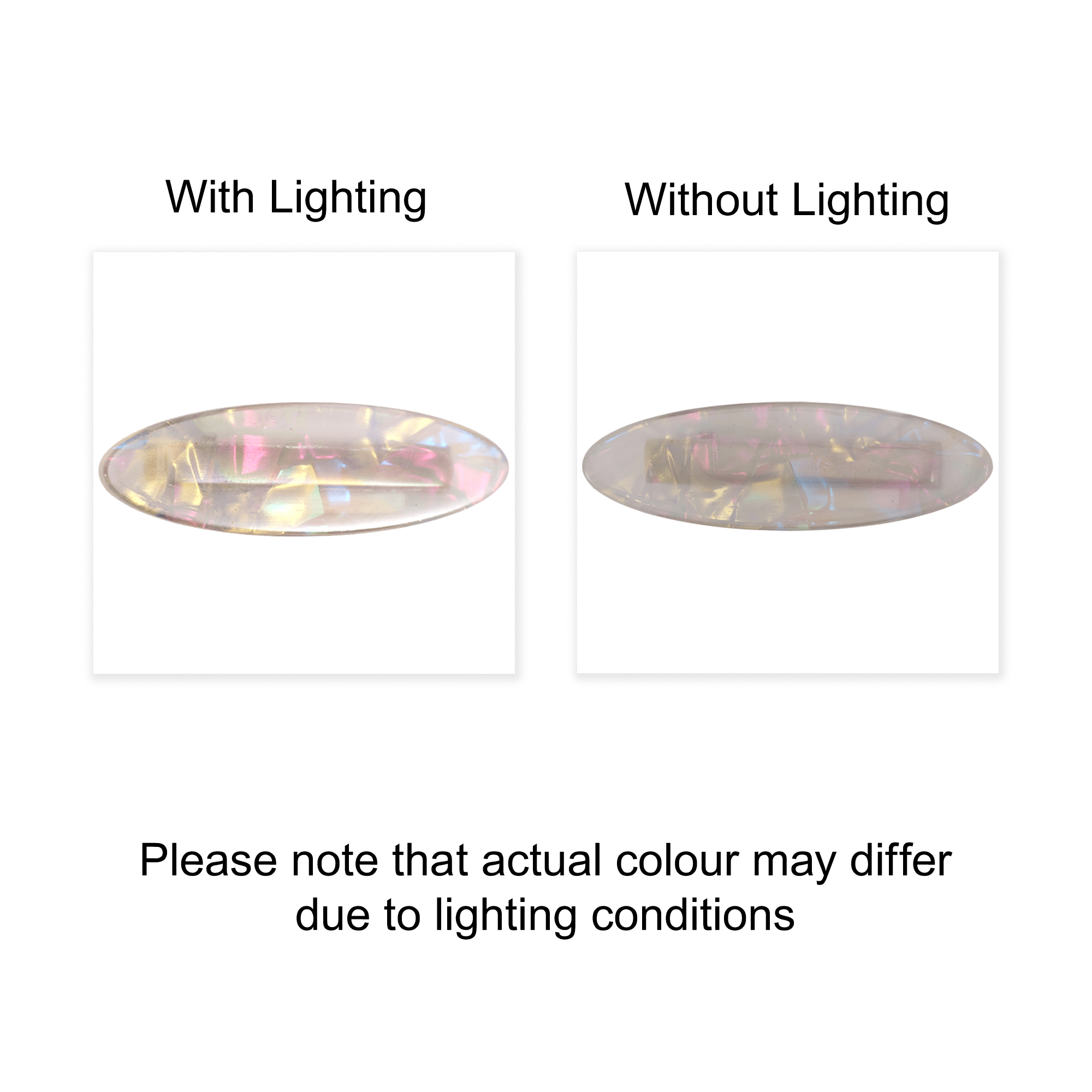Ripple Iridescent Alligator Hair Clip - Image 10