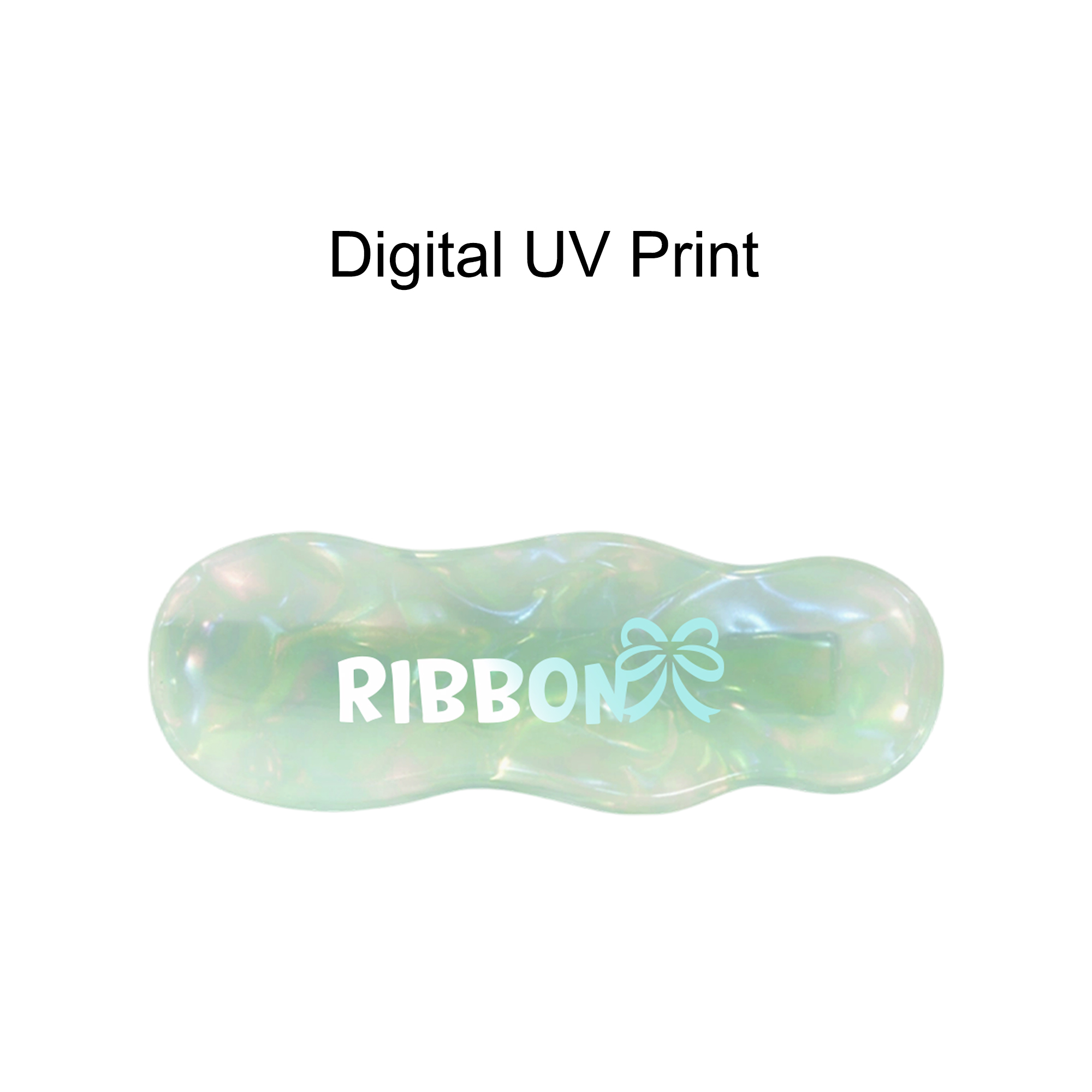 Ripple Iridescent Alligator Hair Clip - Image 8