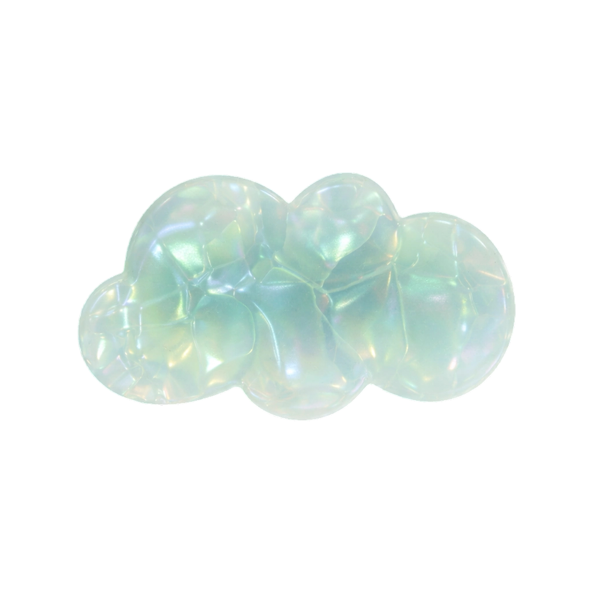 Cloud Iridescent Alligator Hair Clip - Image 5