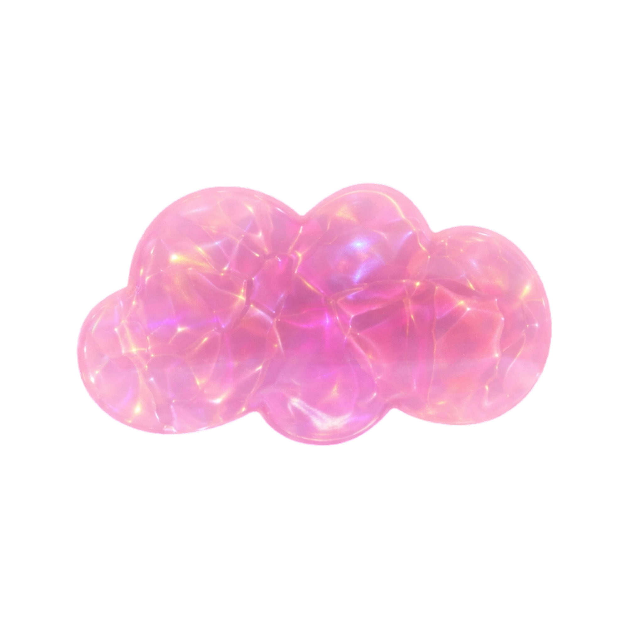 Cloud Iridescent Alligator Hair Clip - Image 3