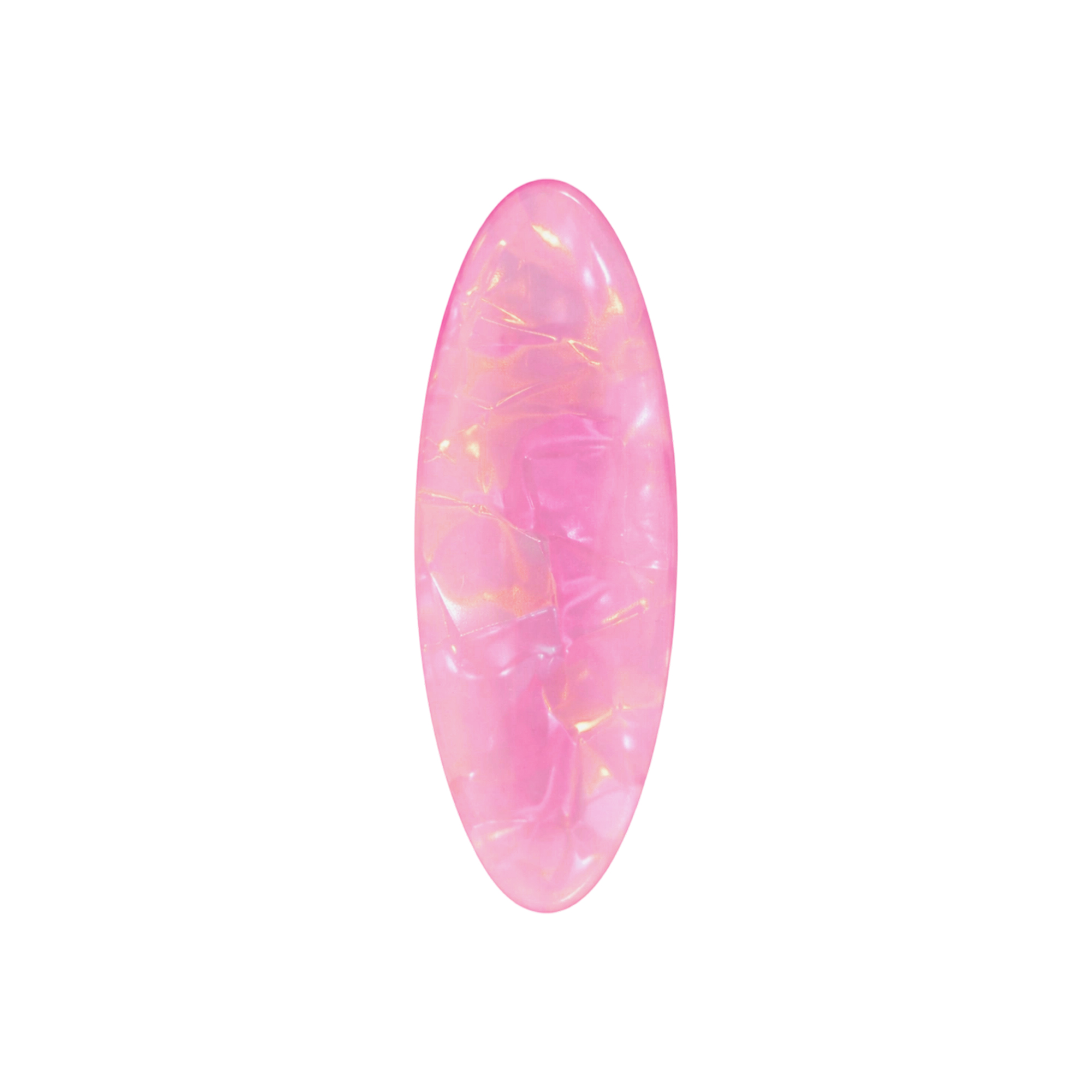 Oval Iridescent Alligator Hair Clip - Image 3