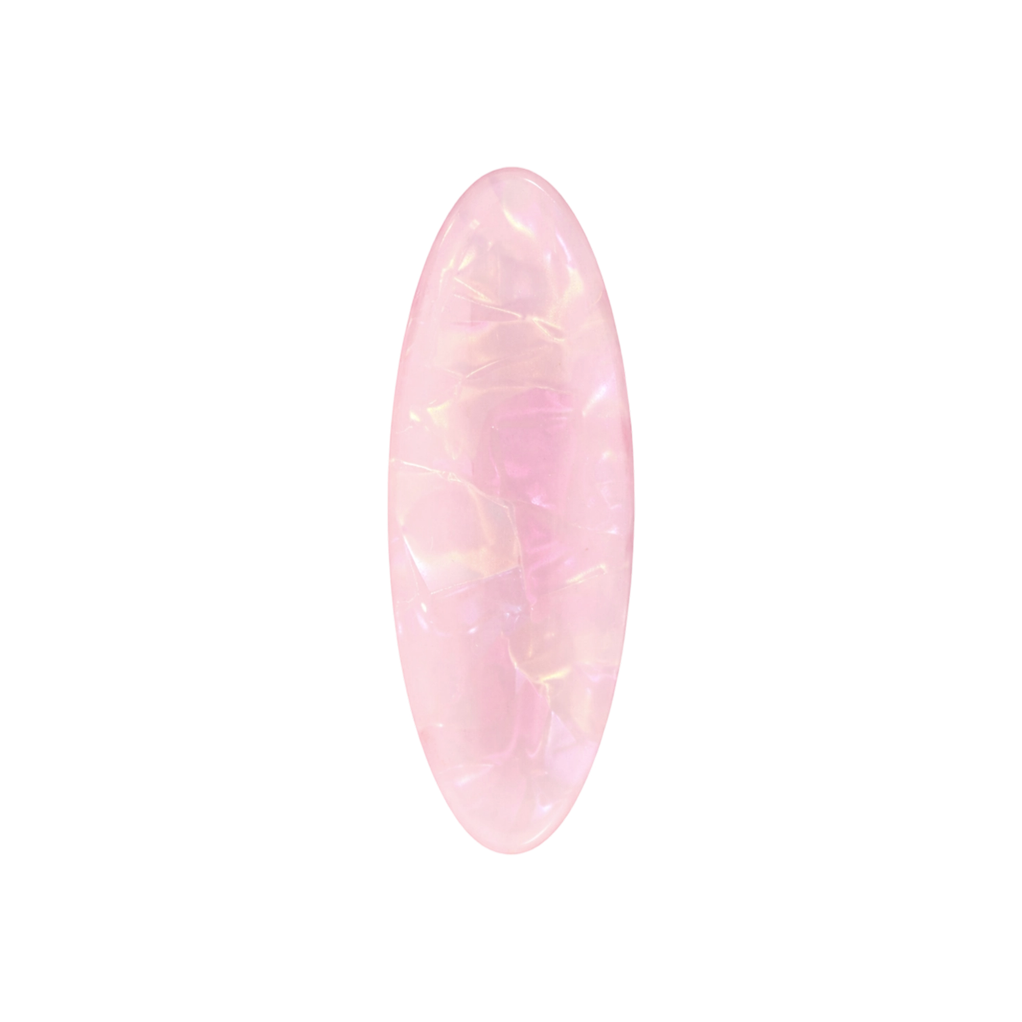 Oval Iridescent Alligator Hair Clip - Image 2