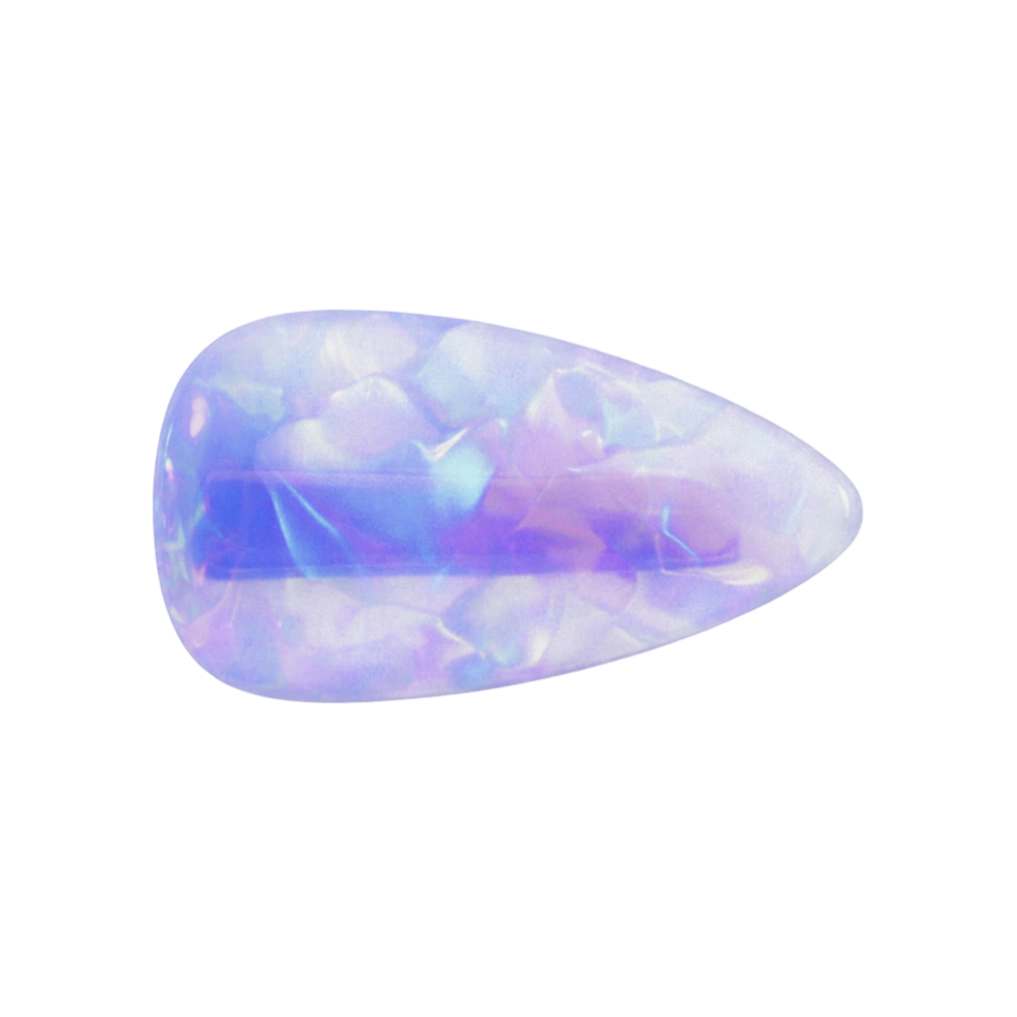 Teardrop Iridescent Alligator Hair Clip - Image 6