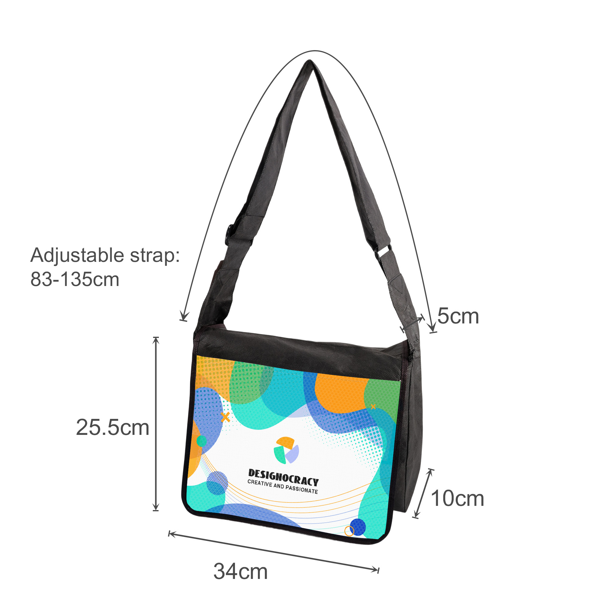 Full Colour Messenger Bag - Image 3