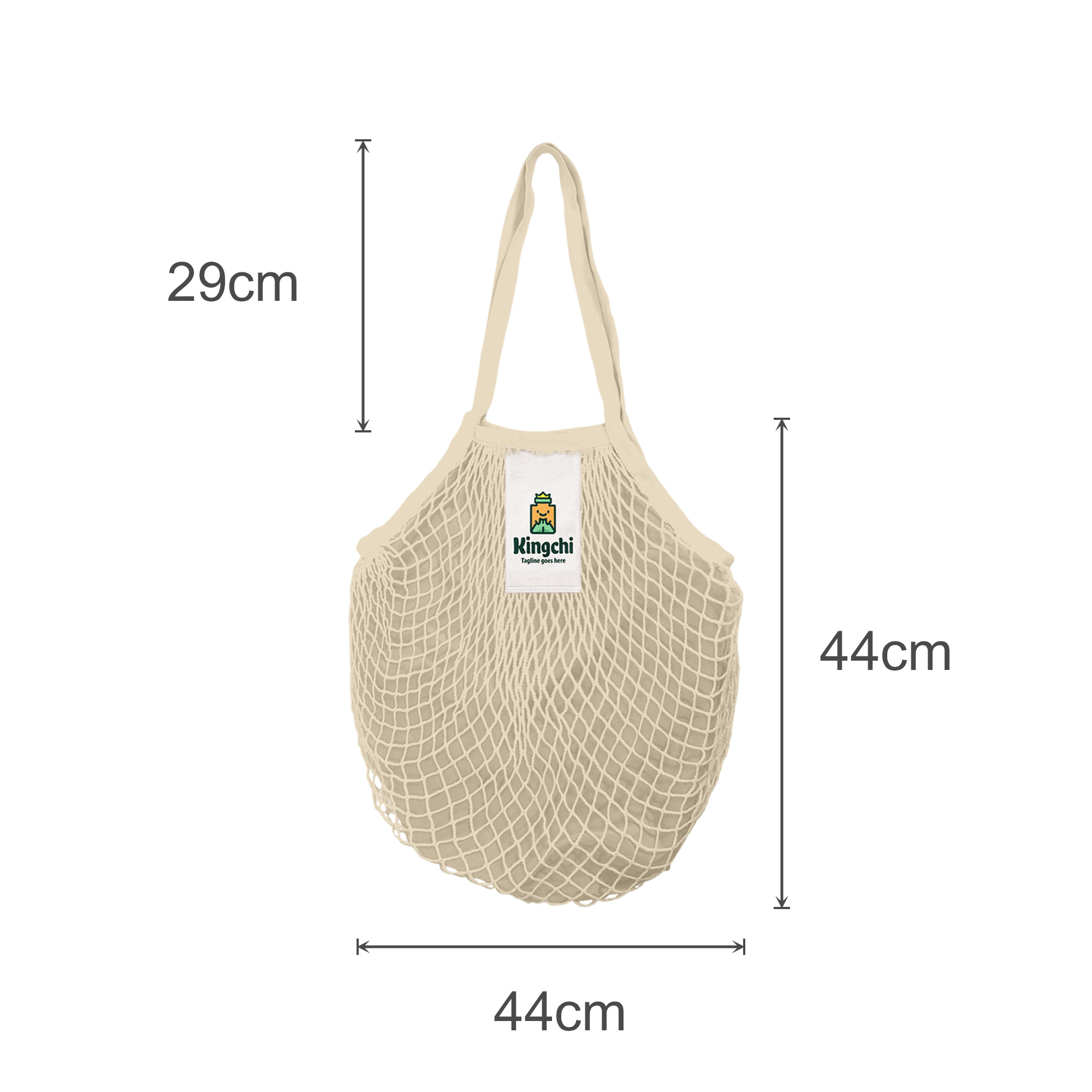 Mesh Grocery Bag with inner - Image 12