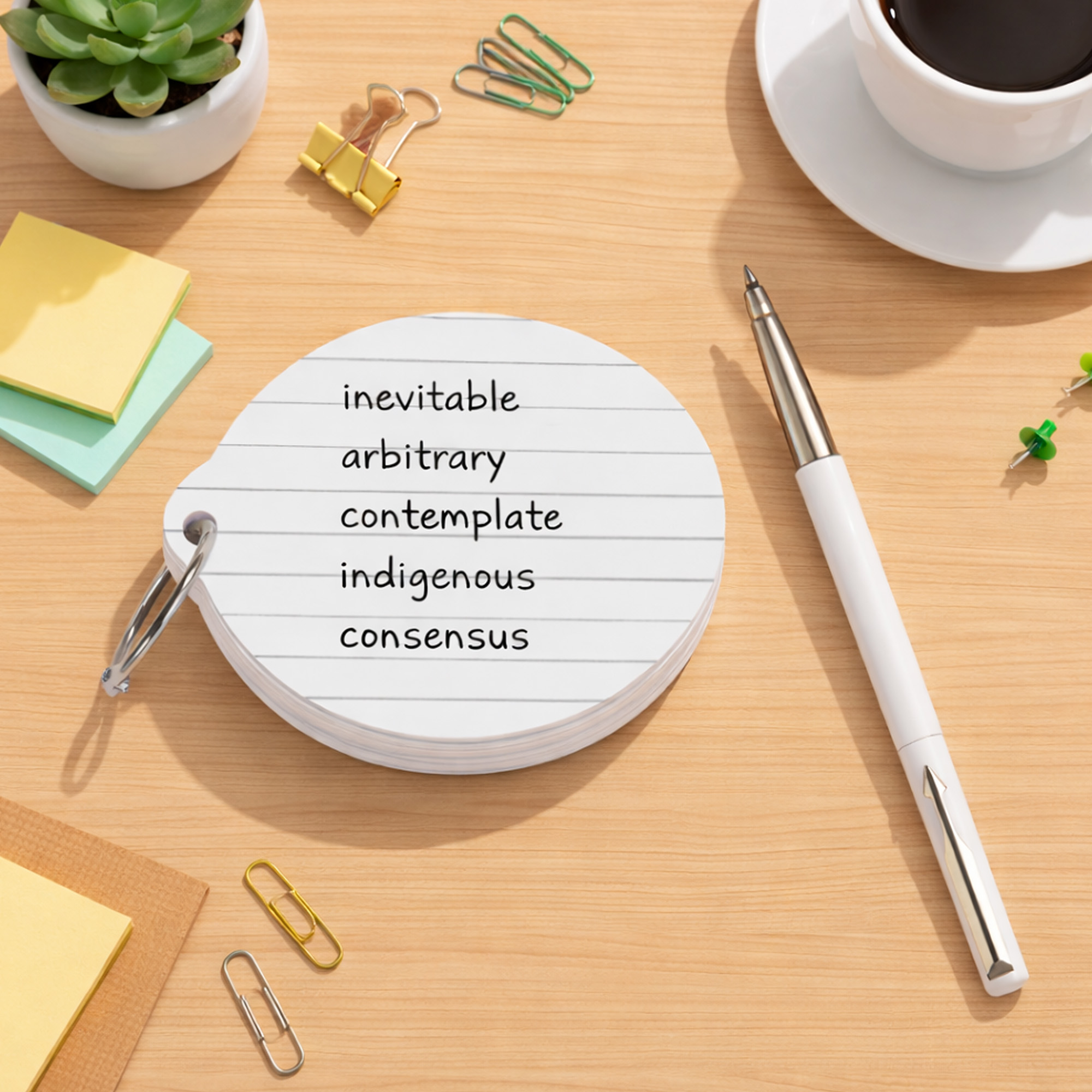 Custom Shape Index Cards with Ring - Image 9