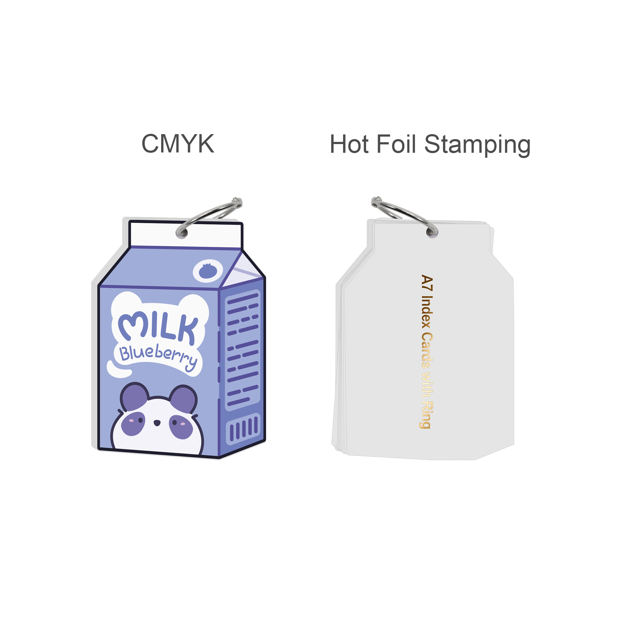 Custom Shape Index Cards with Ring - Image 7