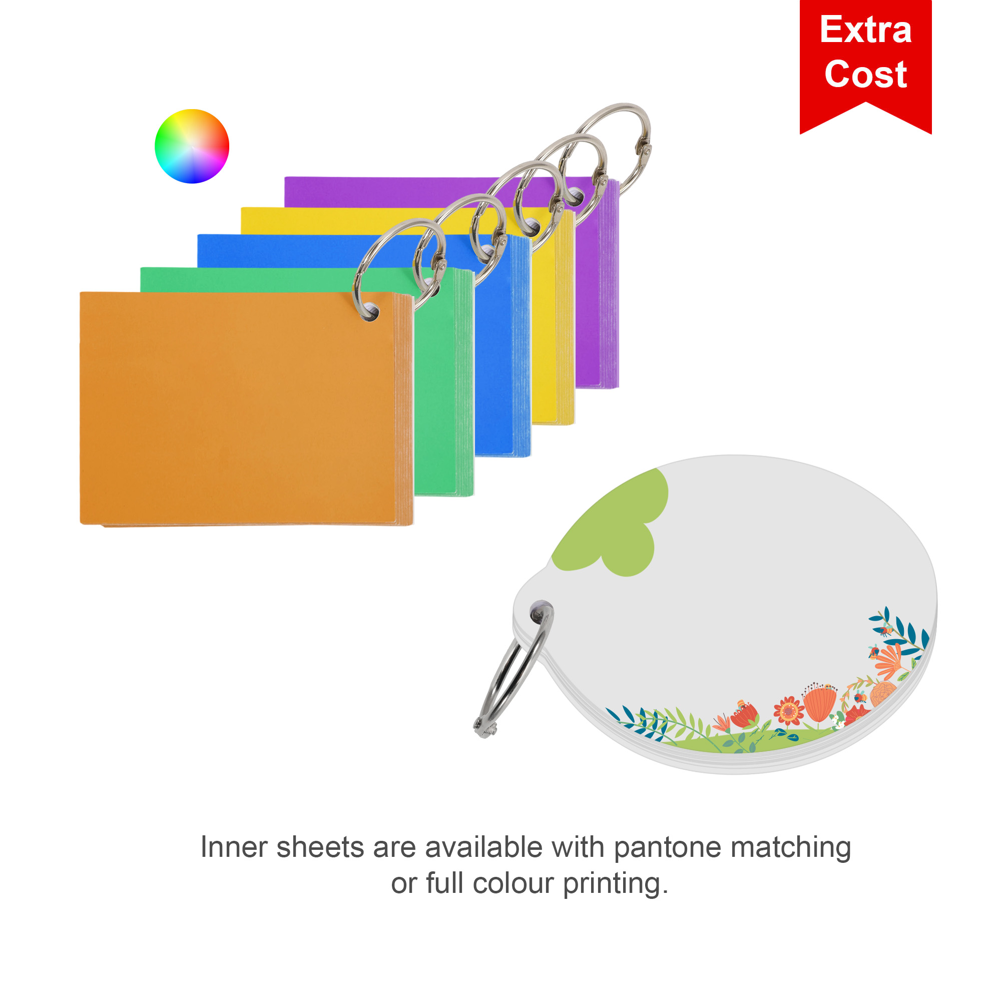 Custom Shape Index Cards with Ring - Image 10