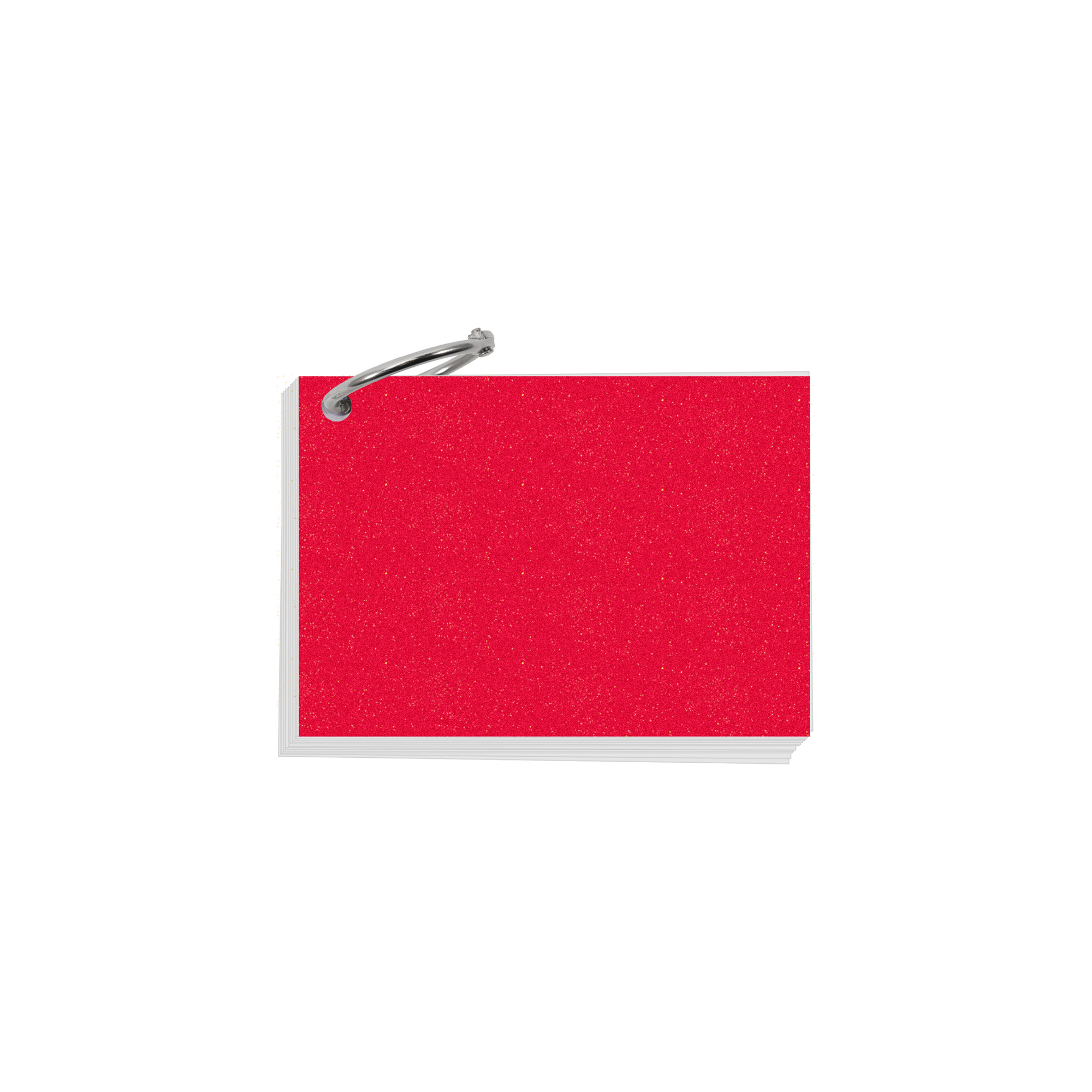 A7 Pearlescent Index Cards with Ring - Image 5