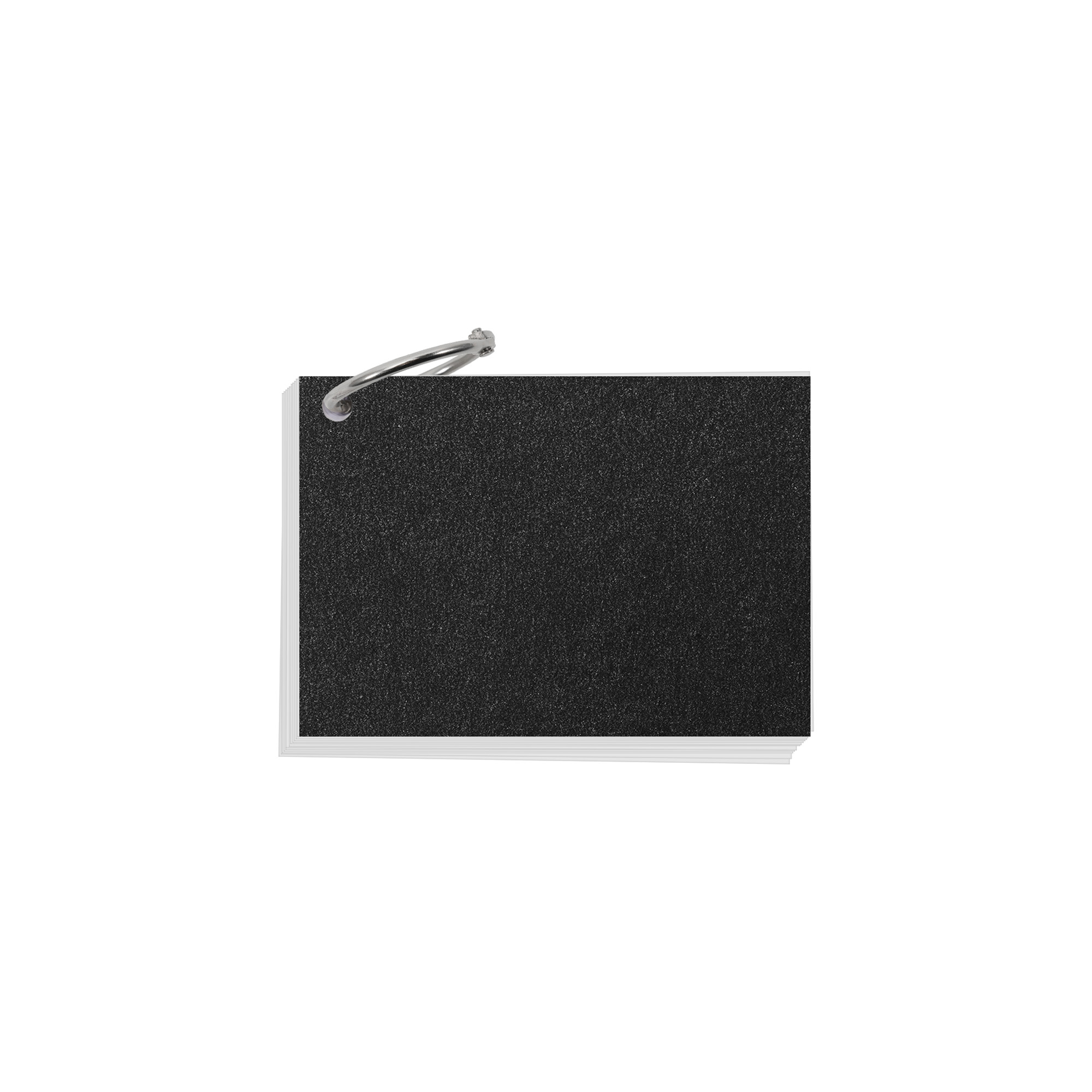 A7 Pearlescent Index Cards with Ring - Image 3