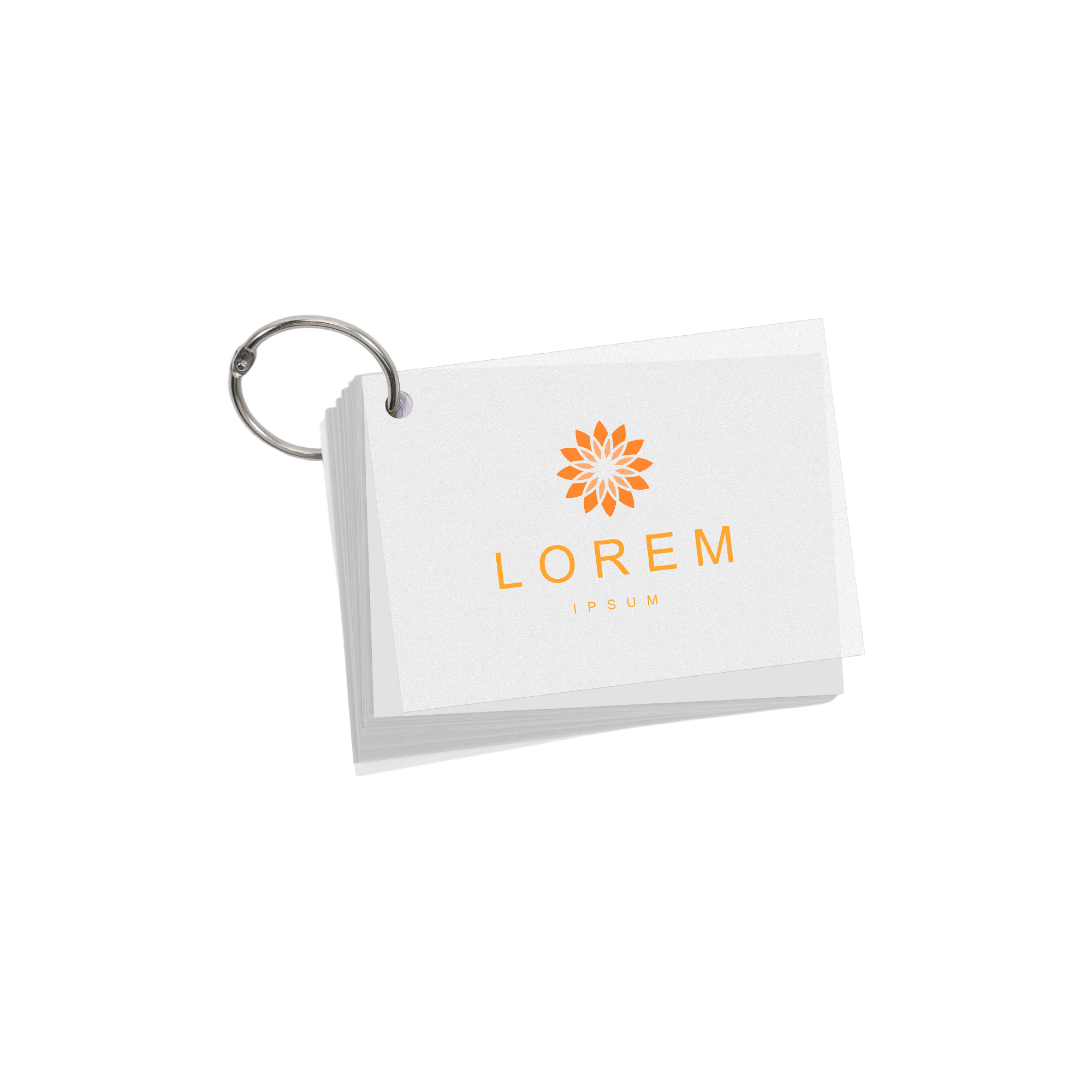 A7 PP Cover Index Cards with Ring - Image 3