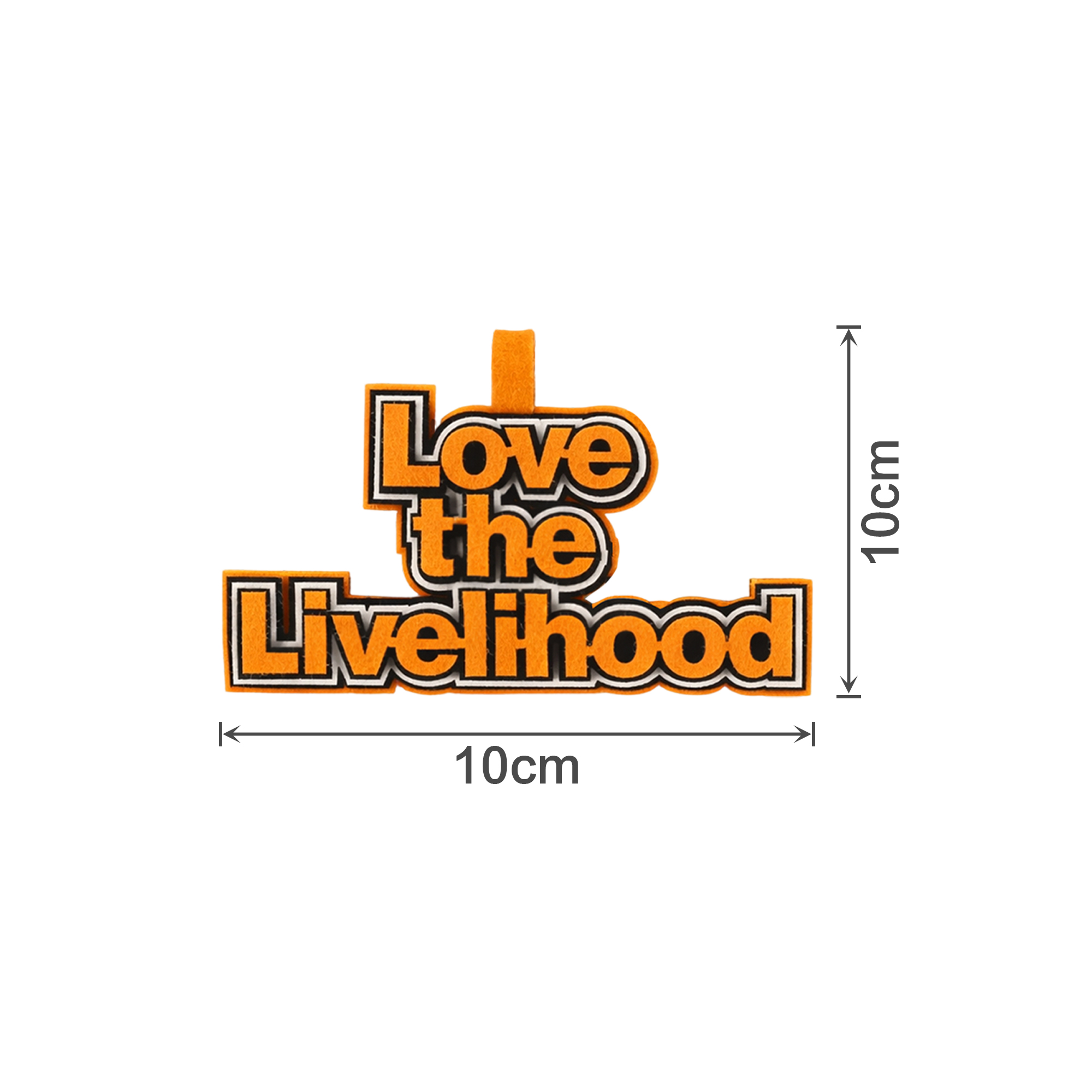 Custom Felt Logo Hanging Tag - Image 8