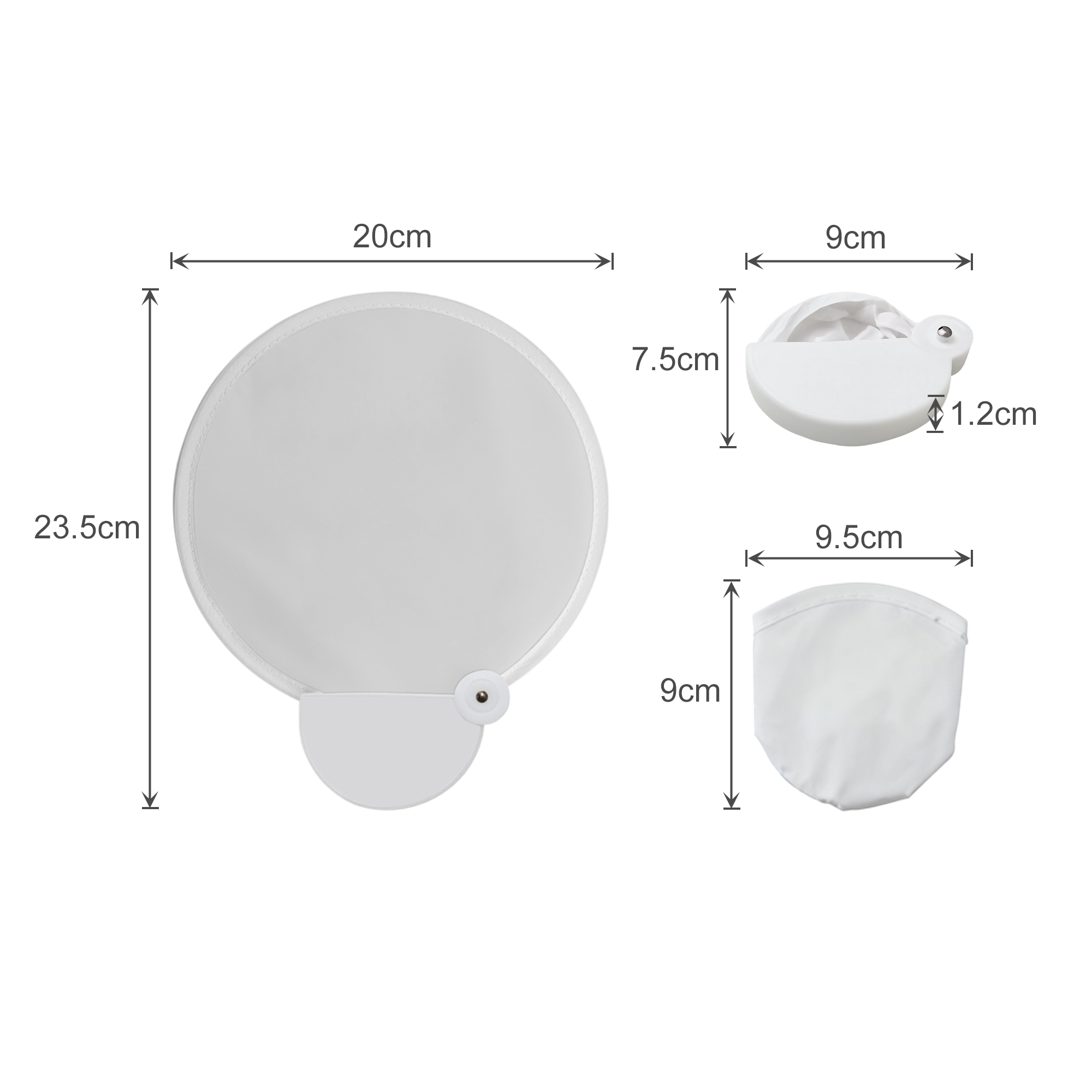 20cm Foldable Fan B - Image 11