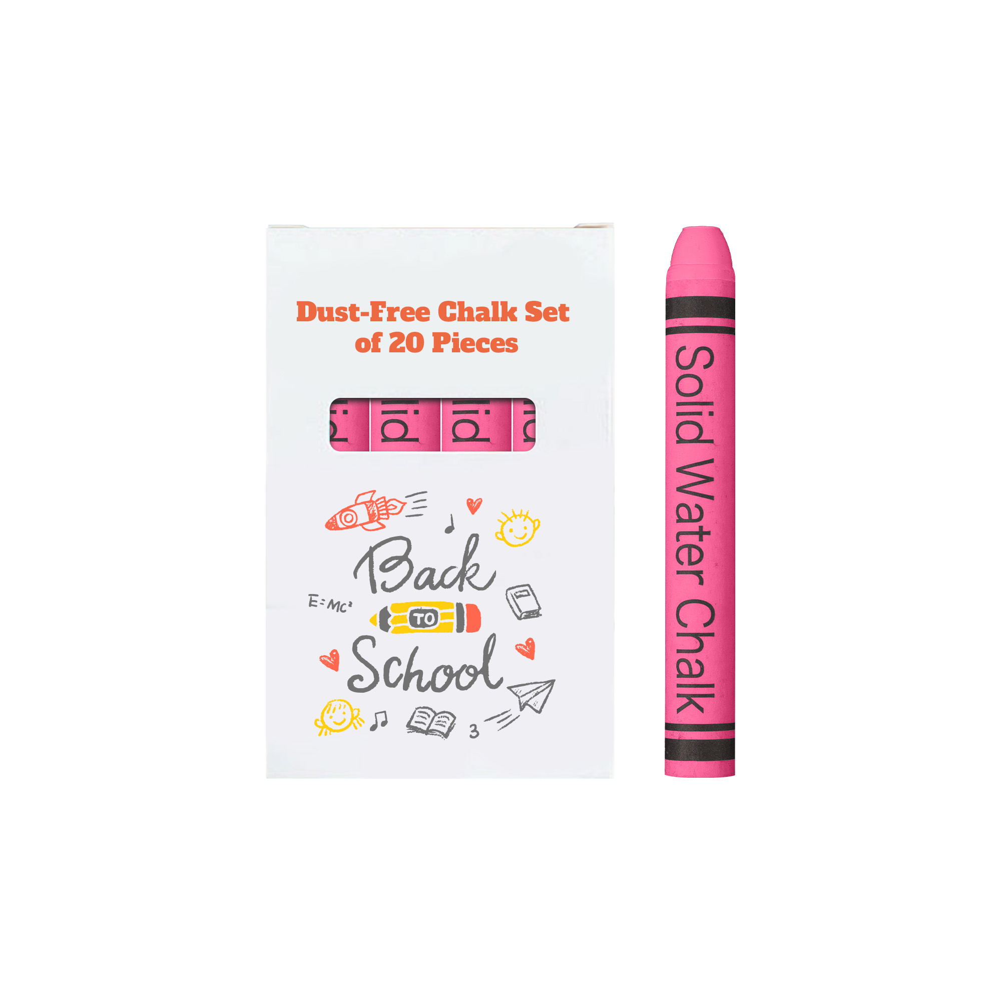 Dust-Free Chalk Set of 20 Sticks - Image 4
