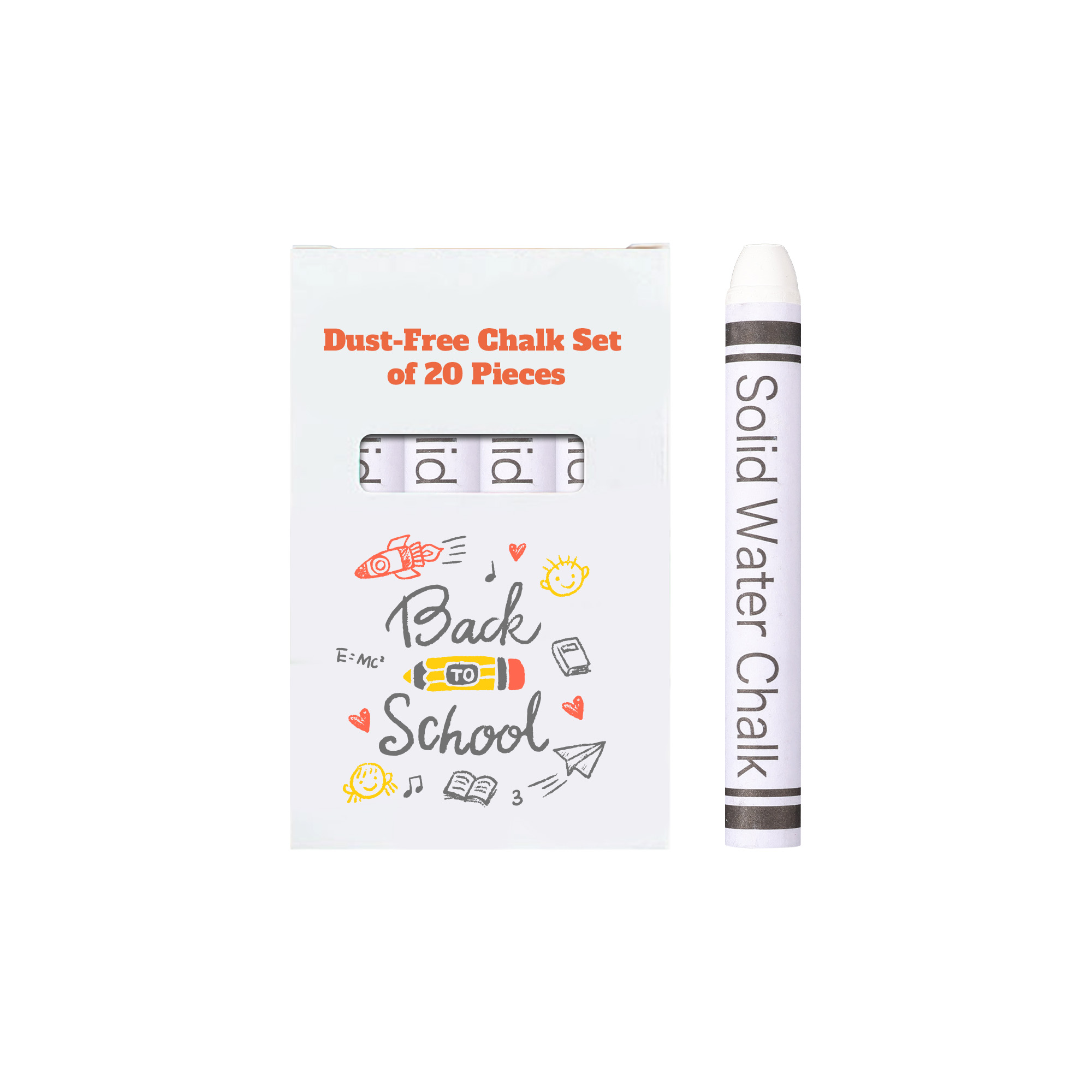 Dust-Free Chalk Set of 20 Sticks - Image 7