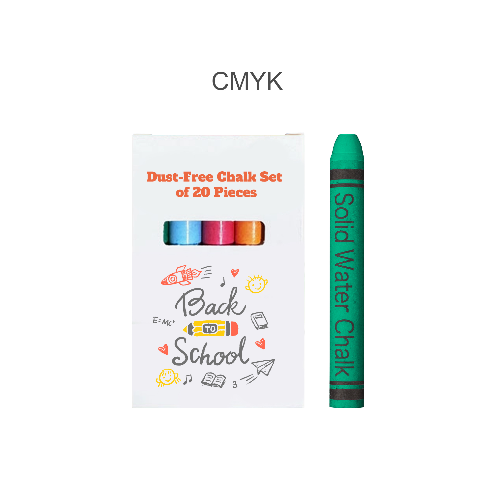 Dust-Free Chalk Set of 20 Sticks - Image 9