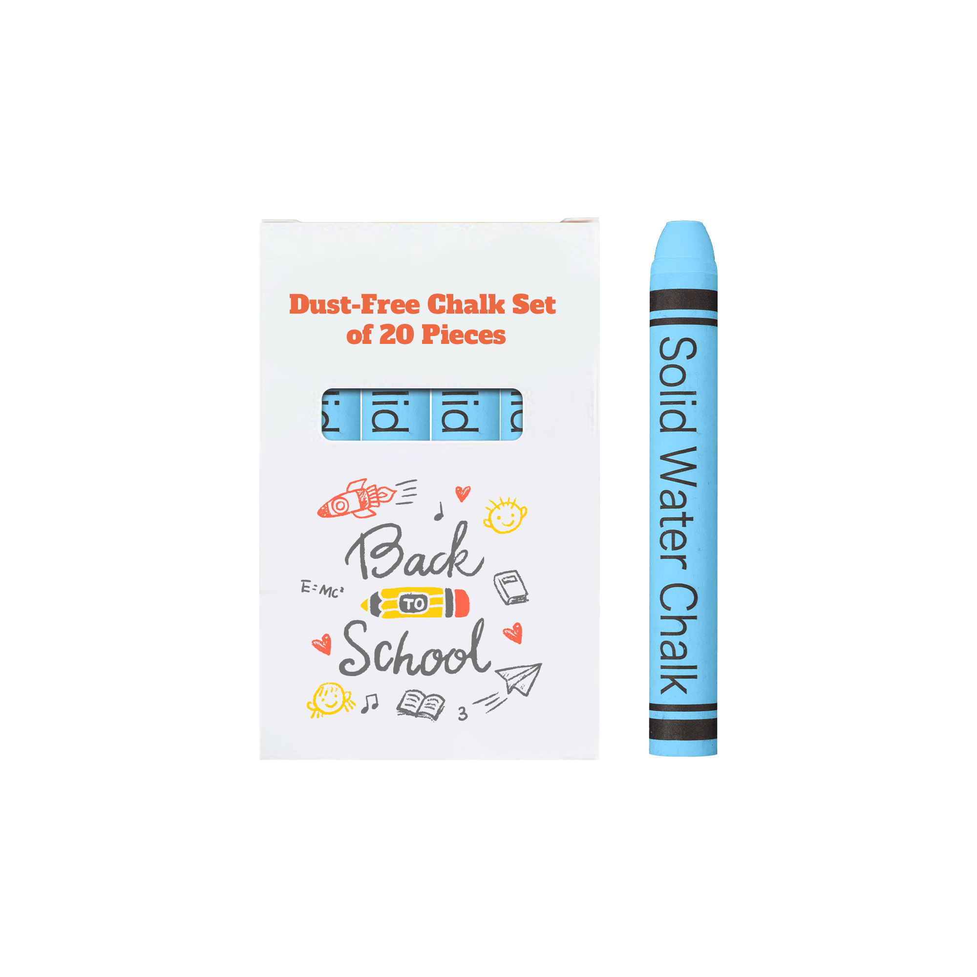 Dust-Free Chalk Set of 20 Sticks - Image 5