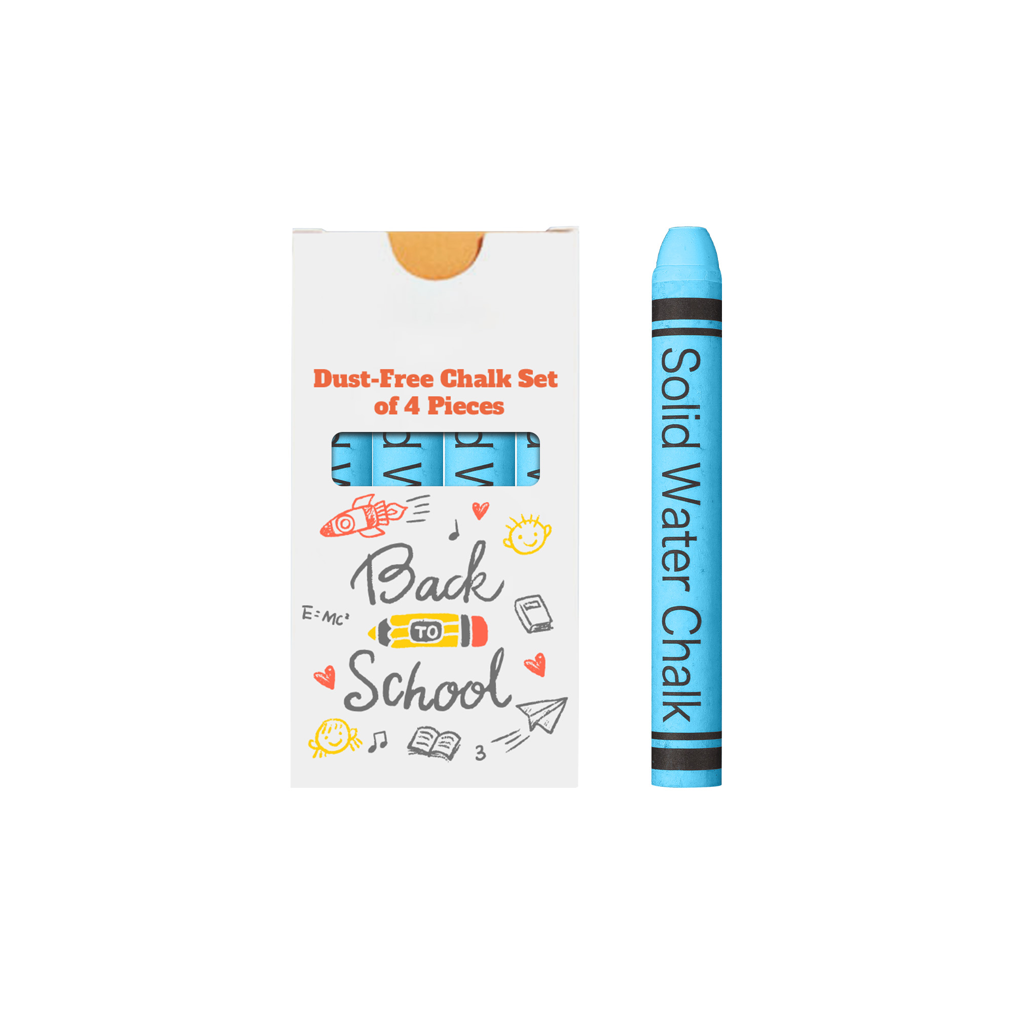 Dust-Free Chalk Set of 4 Sticks - Image 5