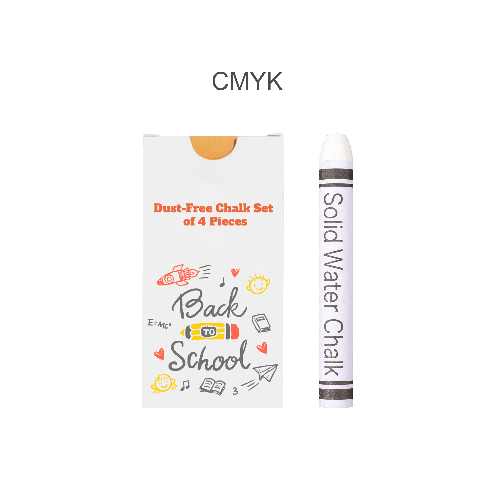 Dust-Free Chalk Set of 4 Sticks - Image 9