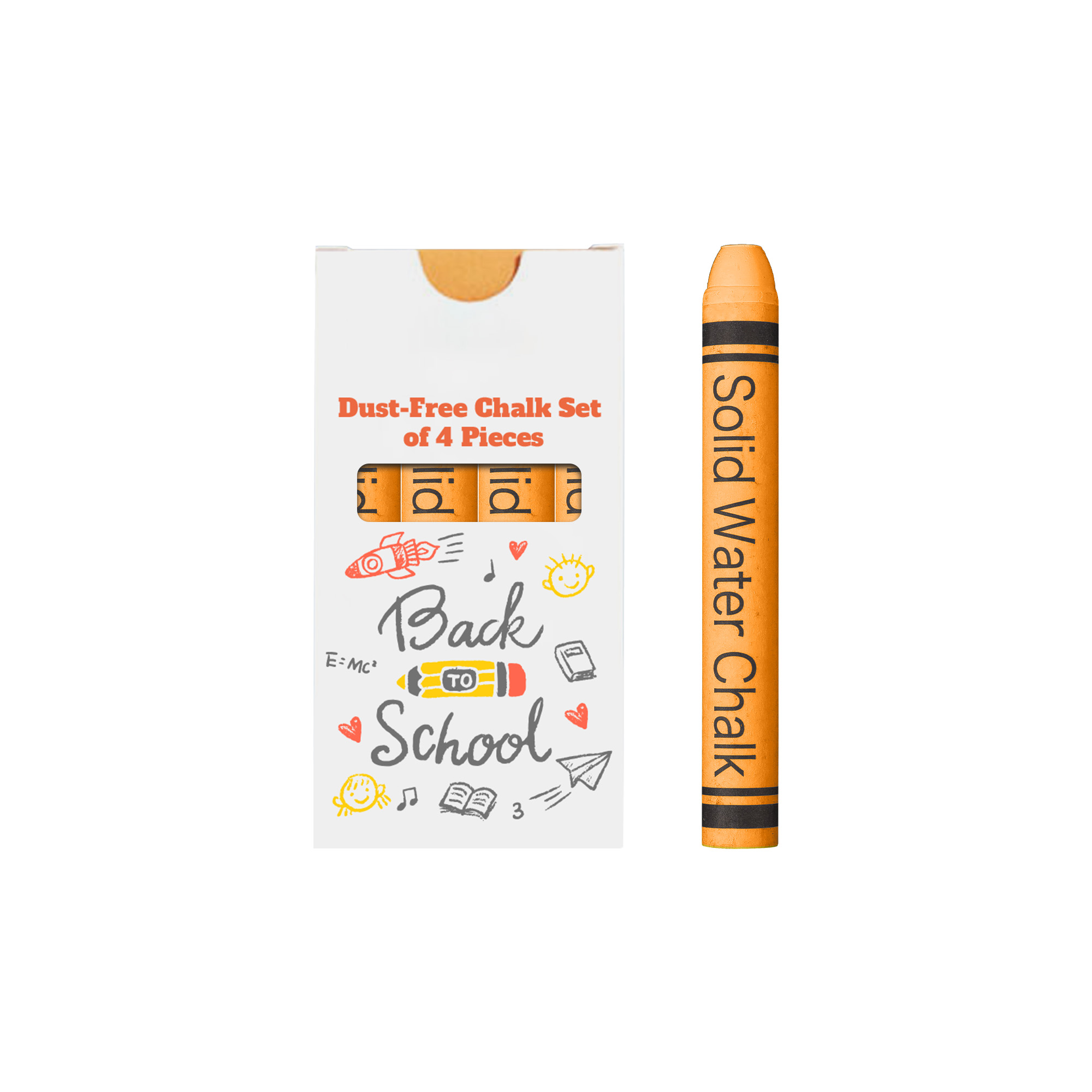 Dust-Free Chalk Set of 4 Sticks - Image 3