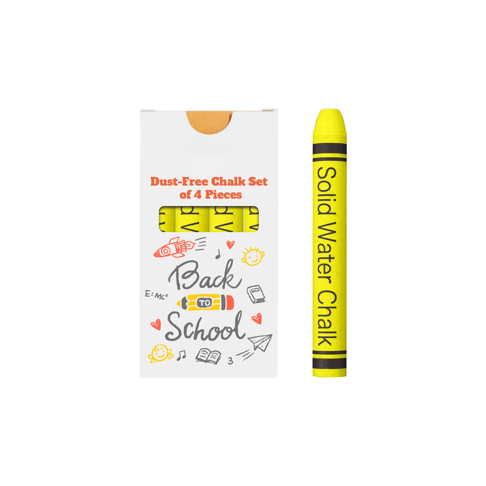 Dust-Free Chalk Set of 4 Sticks - Image 2