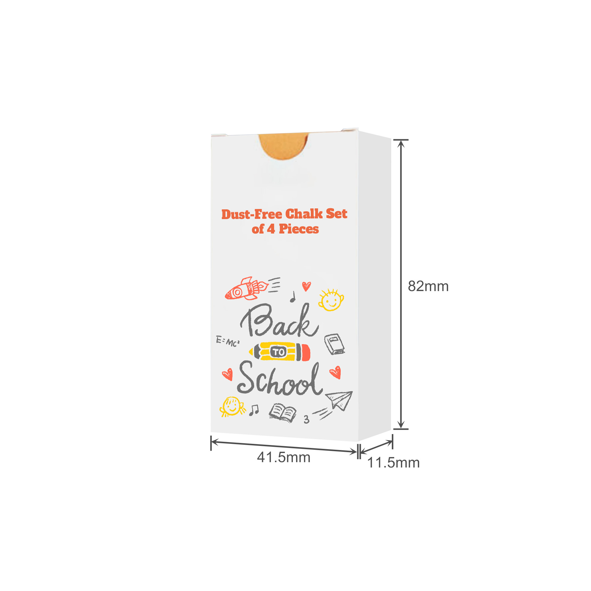 Dust-Free Chalk Set of 4 Sticks - Image 8