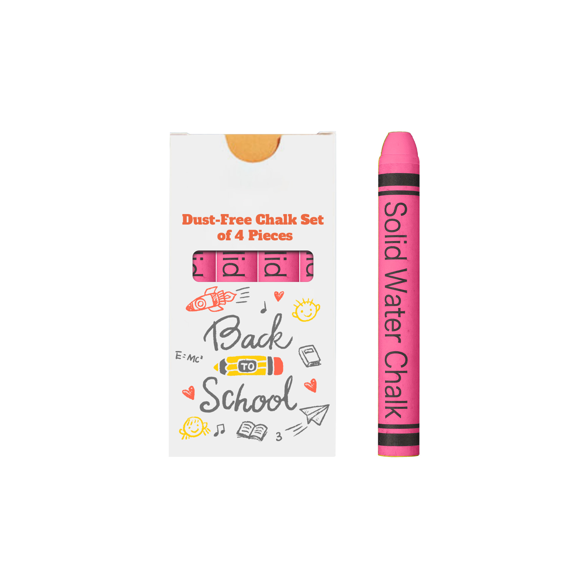 Dust-Free Chalk Set of 4 Sticks - Image 4
