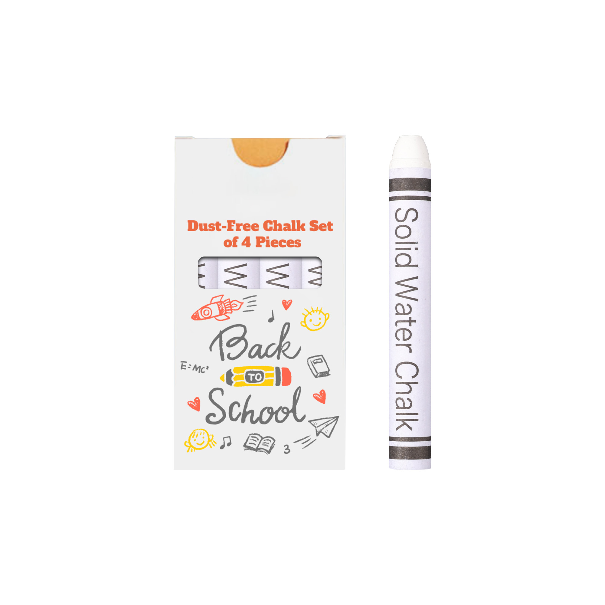 Dust-Free Chalk Set of 4 Sticks - Image 7
