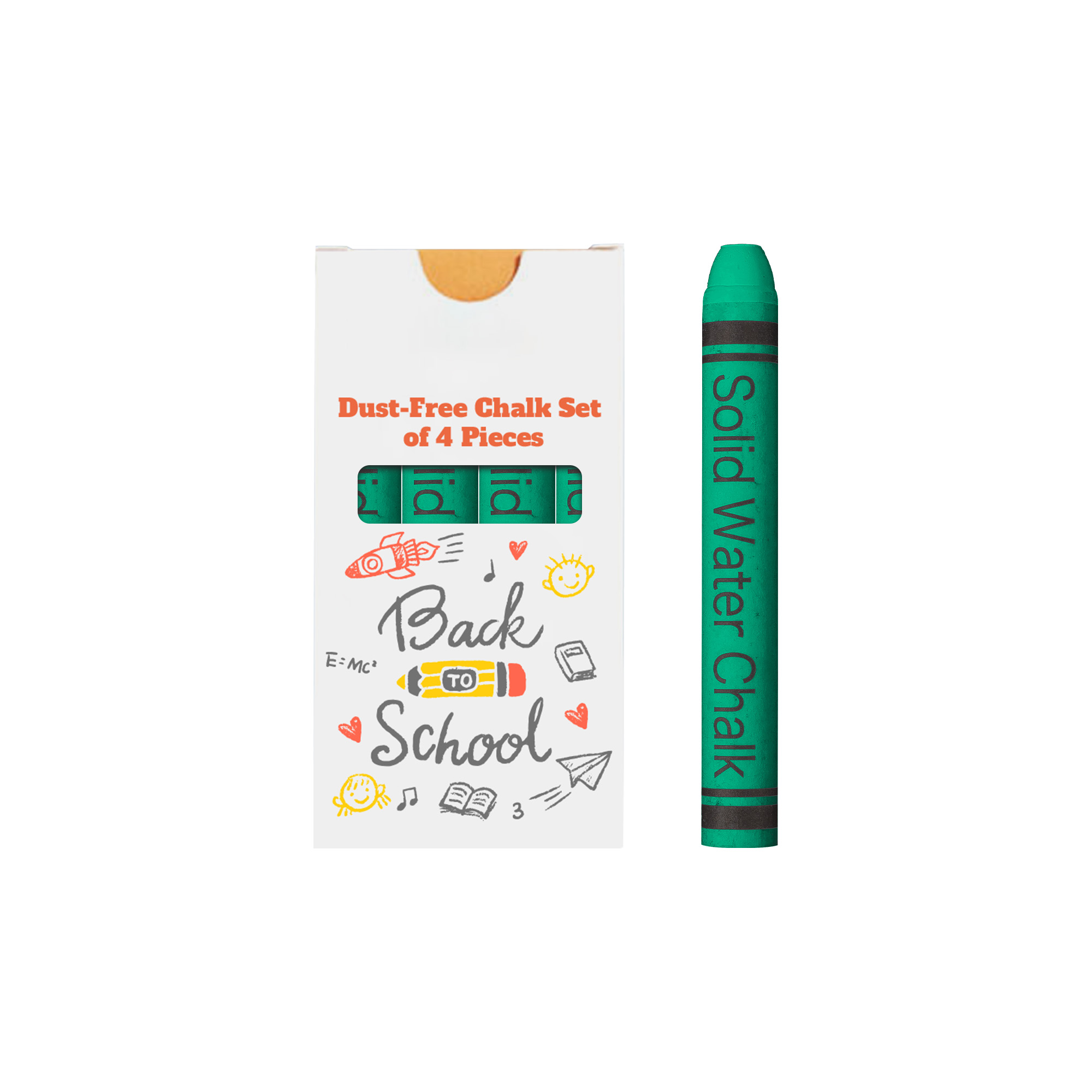 Dust-Free Chalk Set of 4 Sticks - Image 6