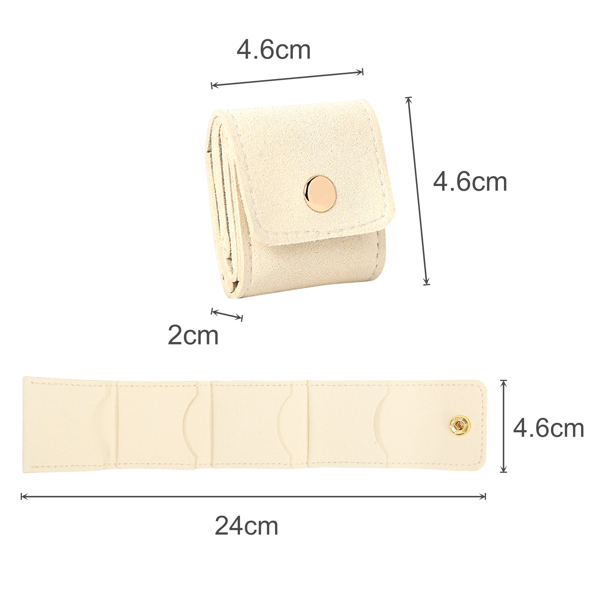 Mini Synthetic Leather Jewellery Bag - Image 5