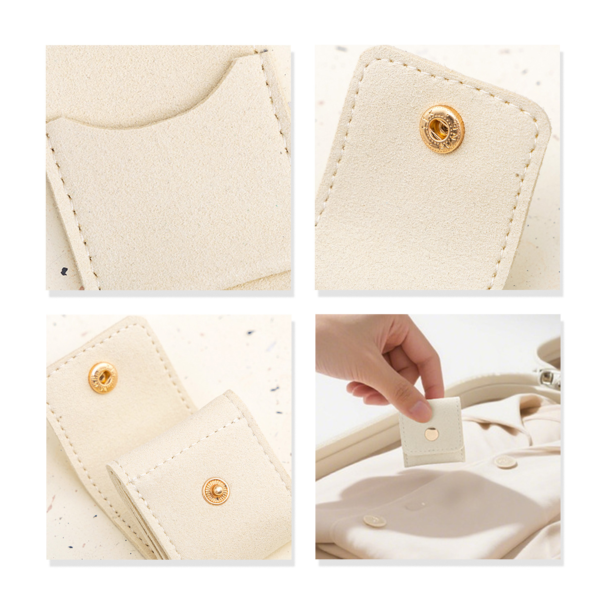 Mini Synthetic Leather Jewellery Bag - Image 7