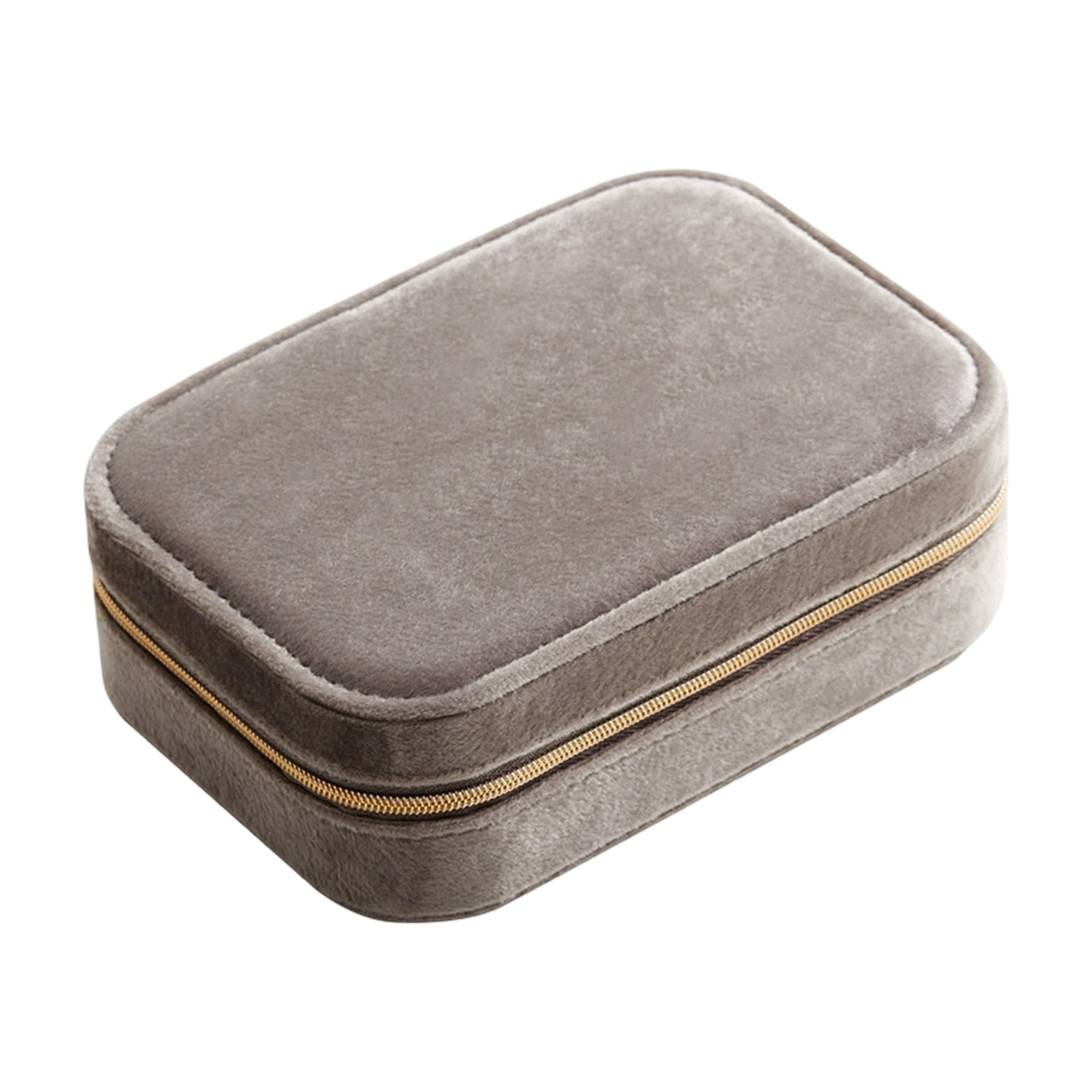 Velvet Jewellery Box with Compartment - Image 5