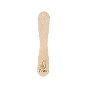 Pack of 100 Wooden Ice Cream Spoons Sticks