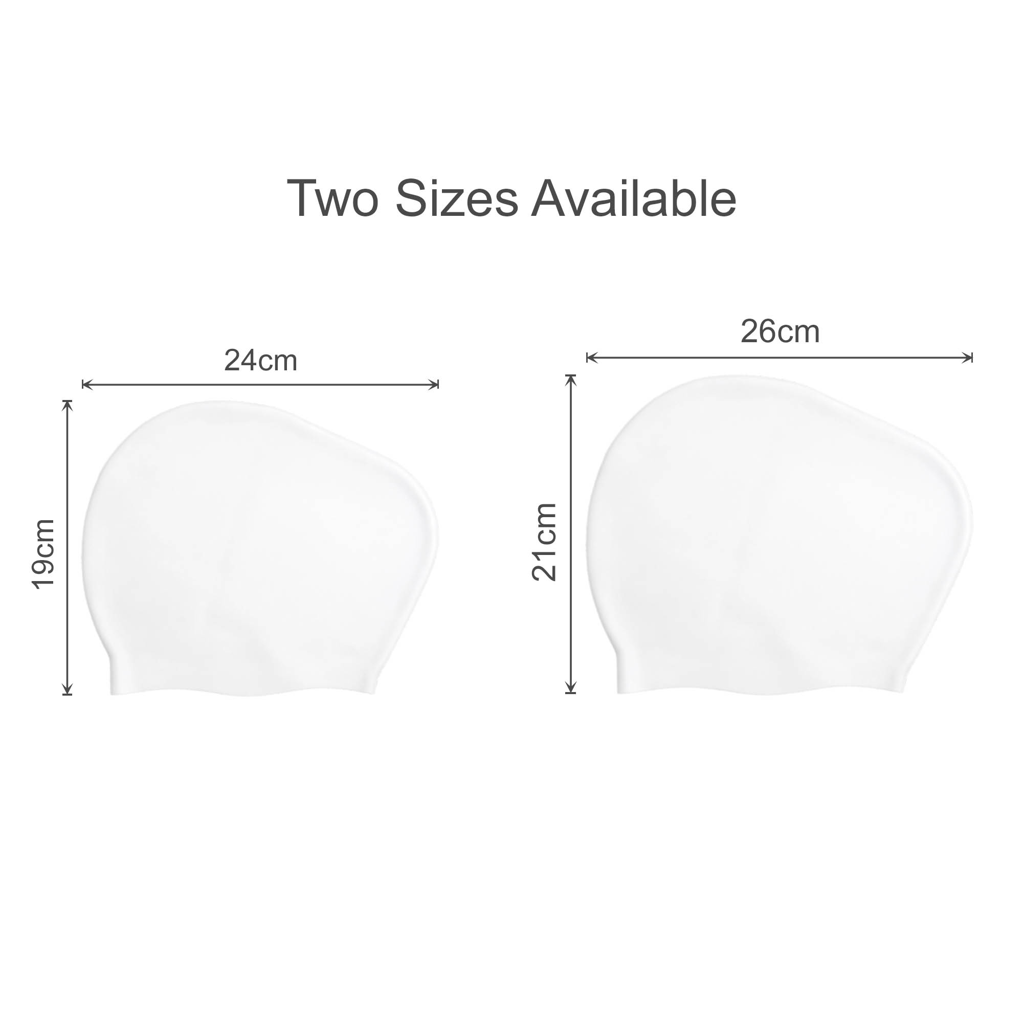 Silicone Swim Cap for Women with Long Hair - Image 11